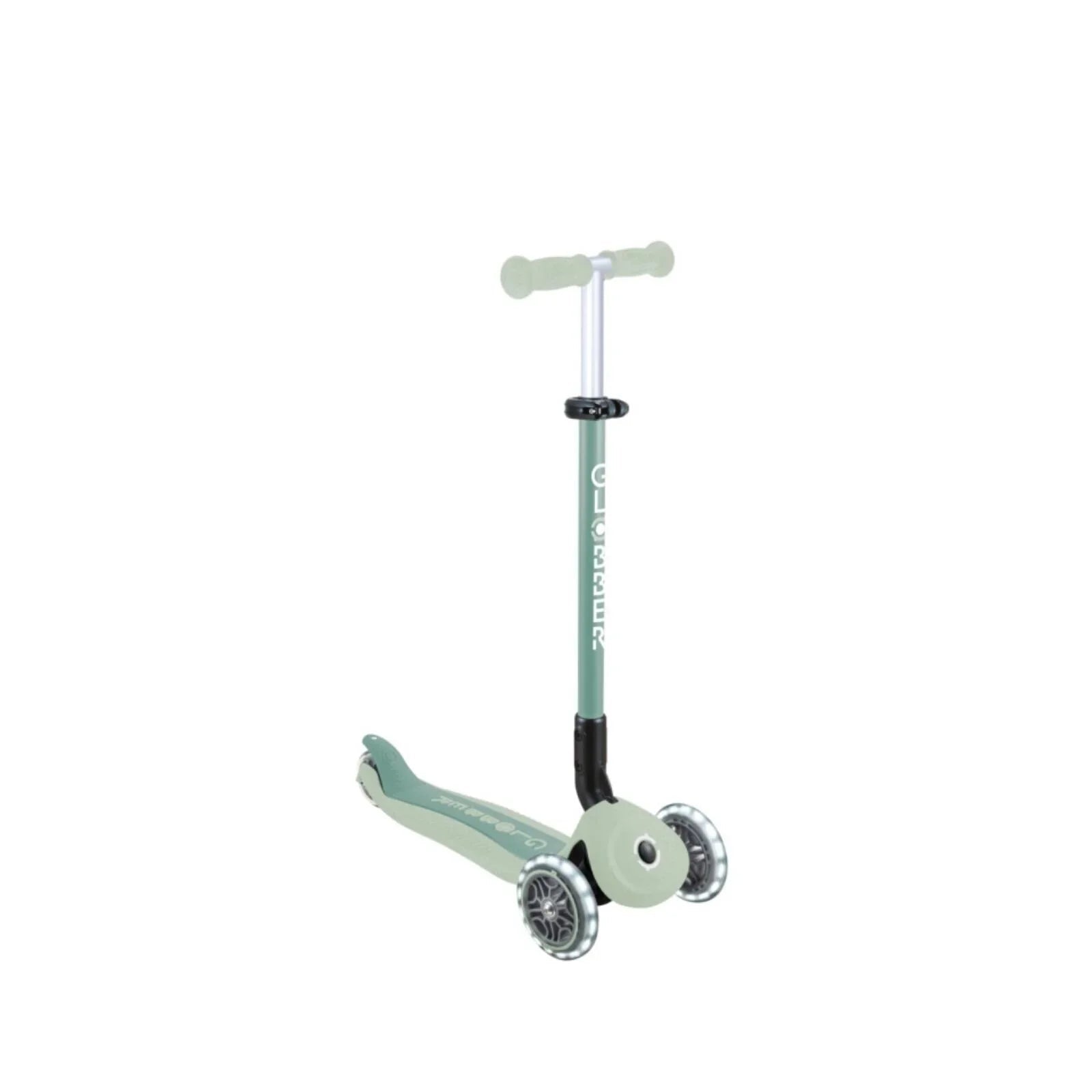 Globber Go Up Active Lights Eco Scooter - Pistachio - mezetto ebebek ebebek