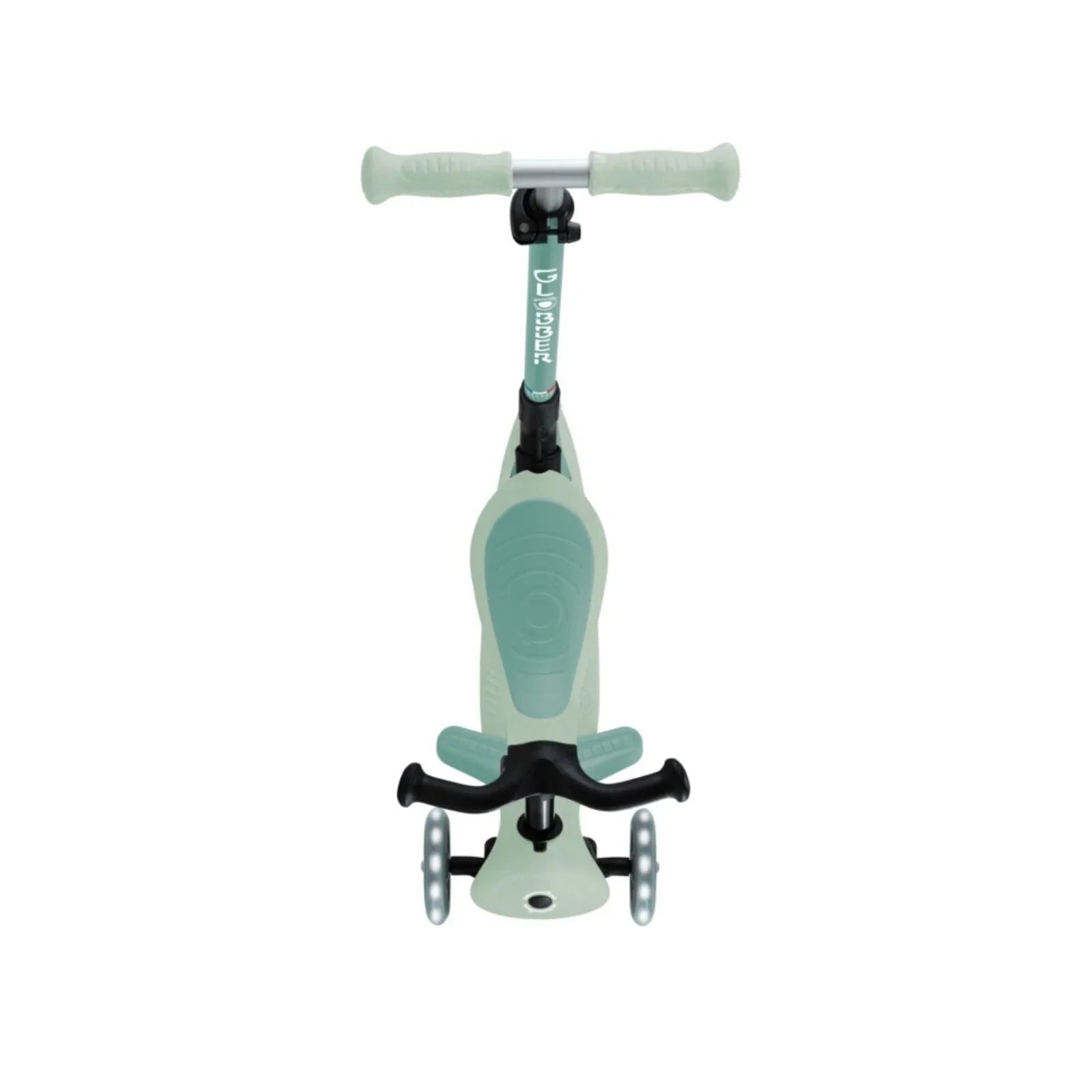 Globber Go Up Active Lights Eco Scooter - Pistachio - mezetto ebebek ebebek