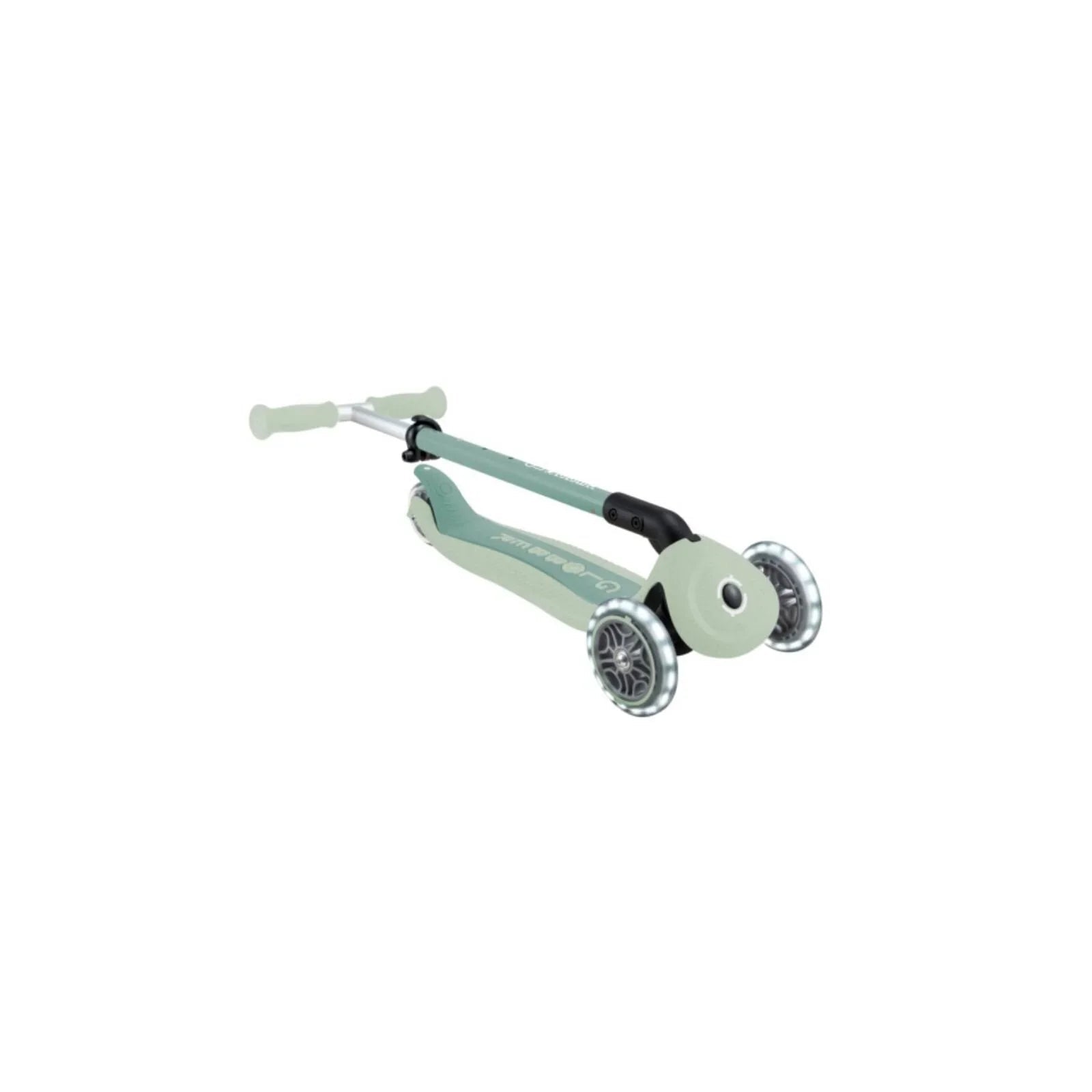 Globber Go Up Active Lights Eco Scooter - Pistachio - mezetto ebebek ebebek