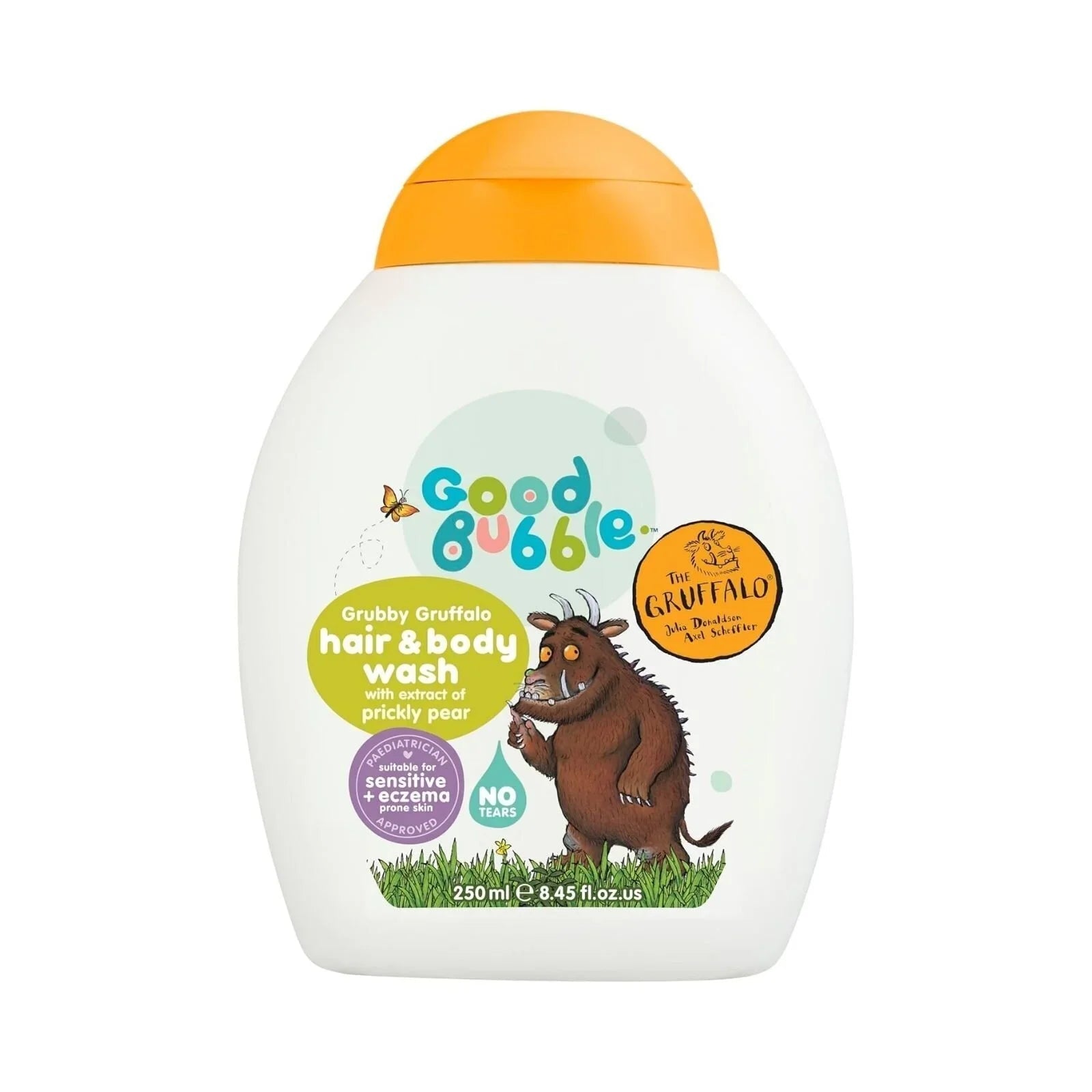 Good Bubble Grubby Gruffalo Hair & Body Wash with Prickly Pear Extract 250ml - mezetto ebebek ebebek