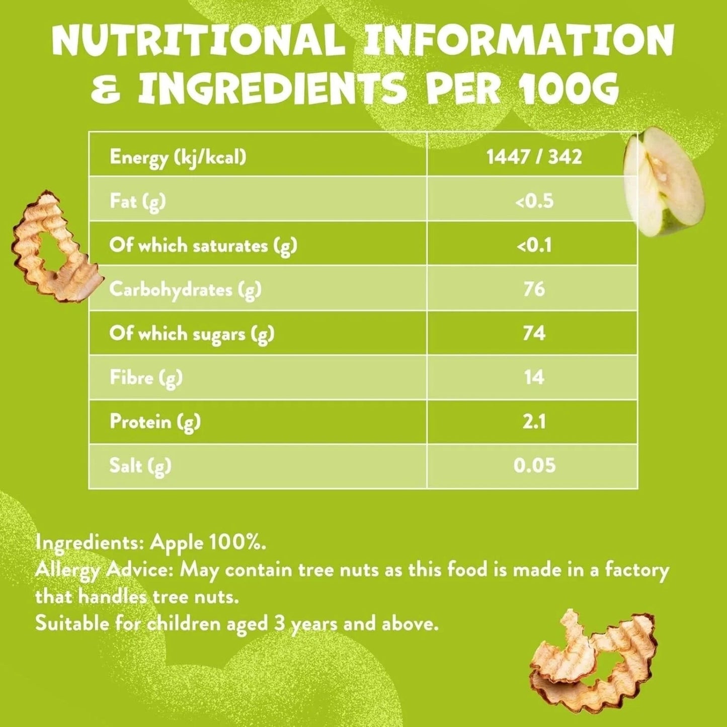 Goodies Apple Chips 3+ years 15g - mezetto ebebek ebebek