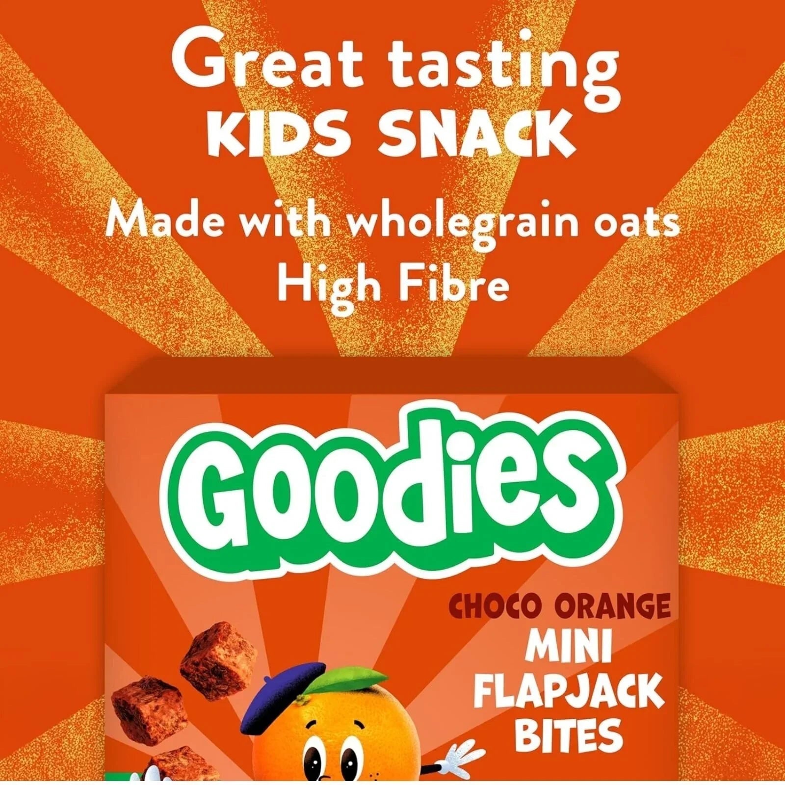Goodies Choco Orange Mini Flapjack Bites 3+years 92g (4x23g) - mezetto ebebek ebebek