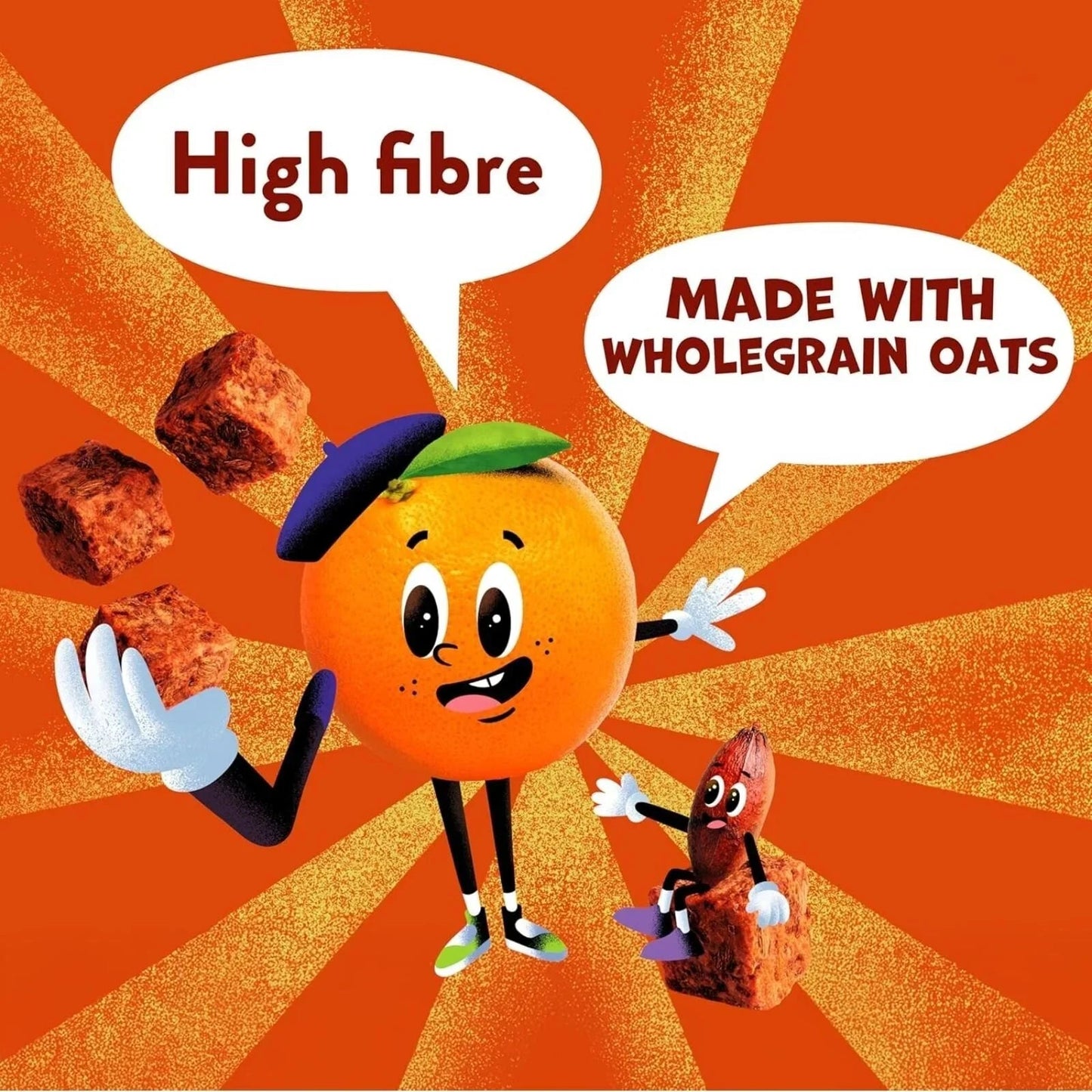 Goodies Choco Orange Mini Flapjack Bites 3+years 92g (4x23g) - mezetto ebebek ebebek