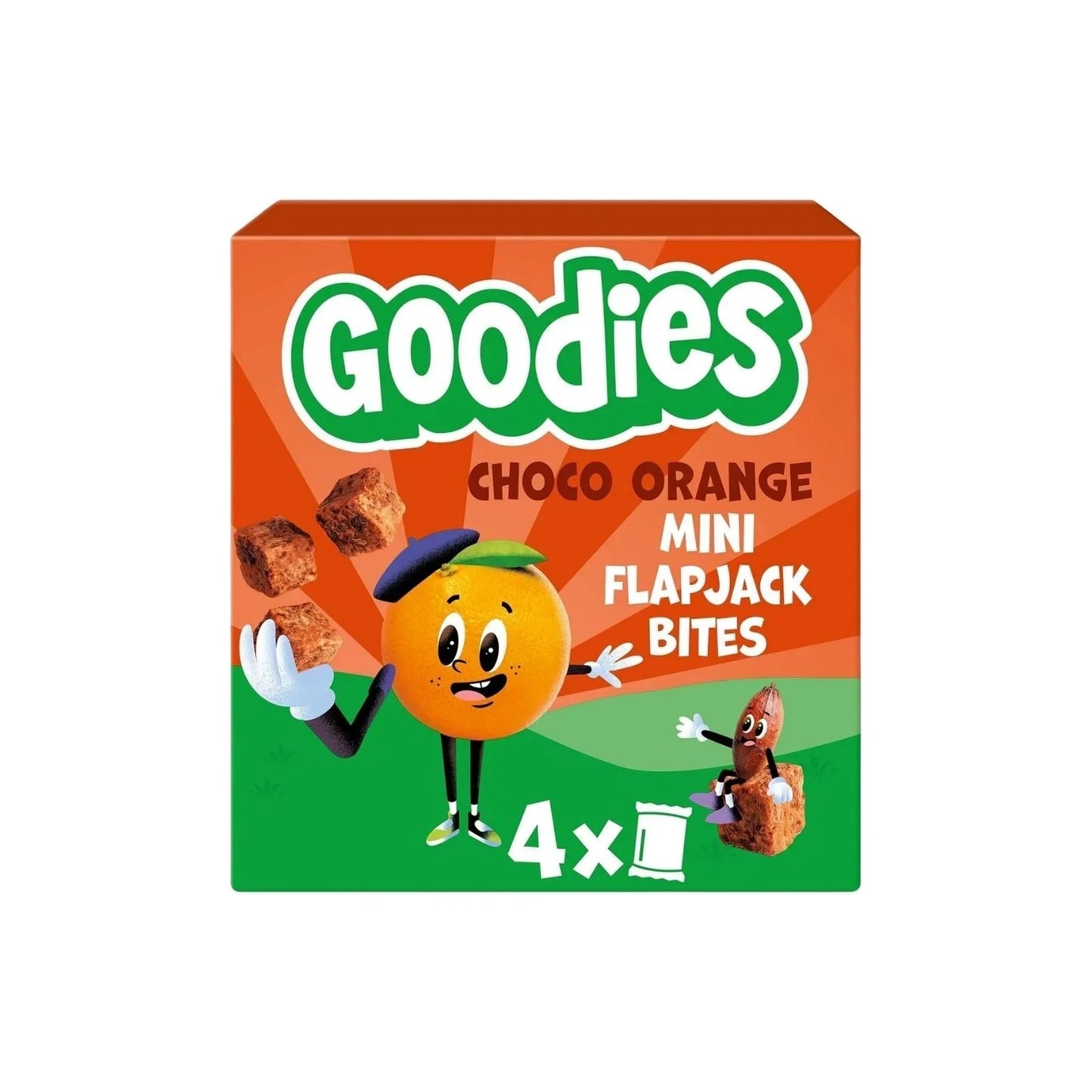 Goodies Choco Orange Mini Flapjack Bites 3+years 92g (4x23g) - mezetto ebebek ebebek