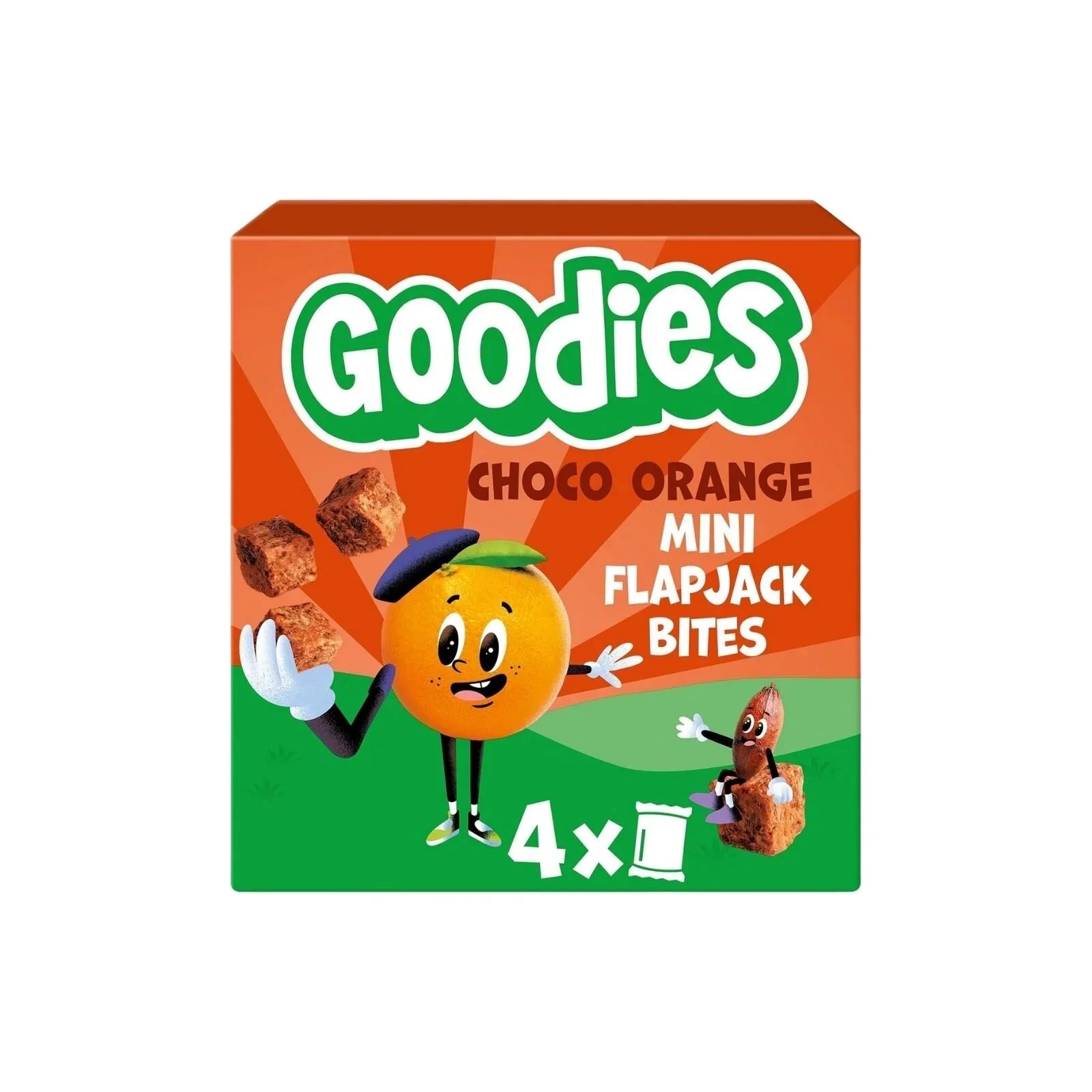 Goodies Choco Orange Mini Flapjack Bites 3+years 92g (4x23g) - mezetto ebebek ebebek