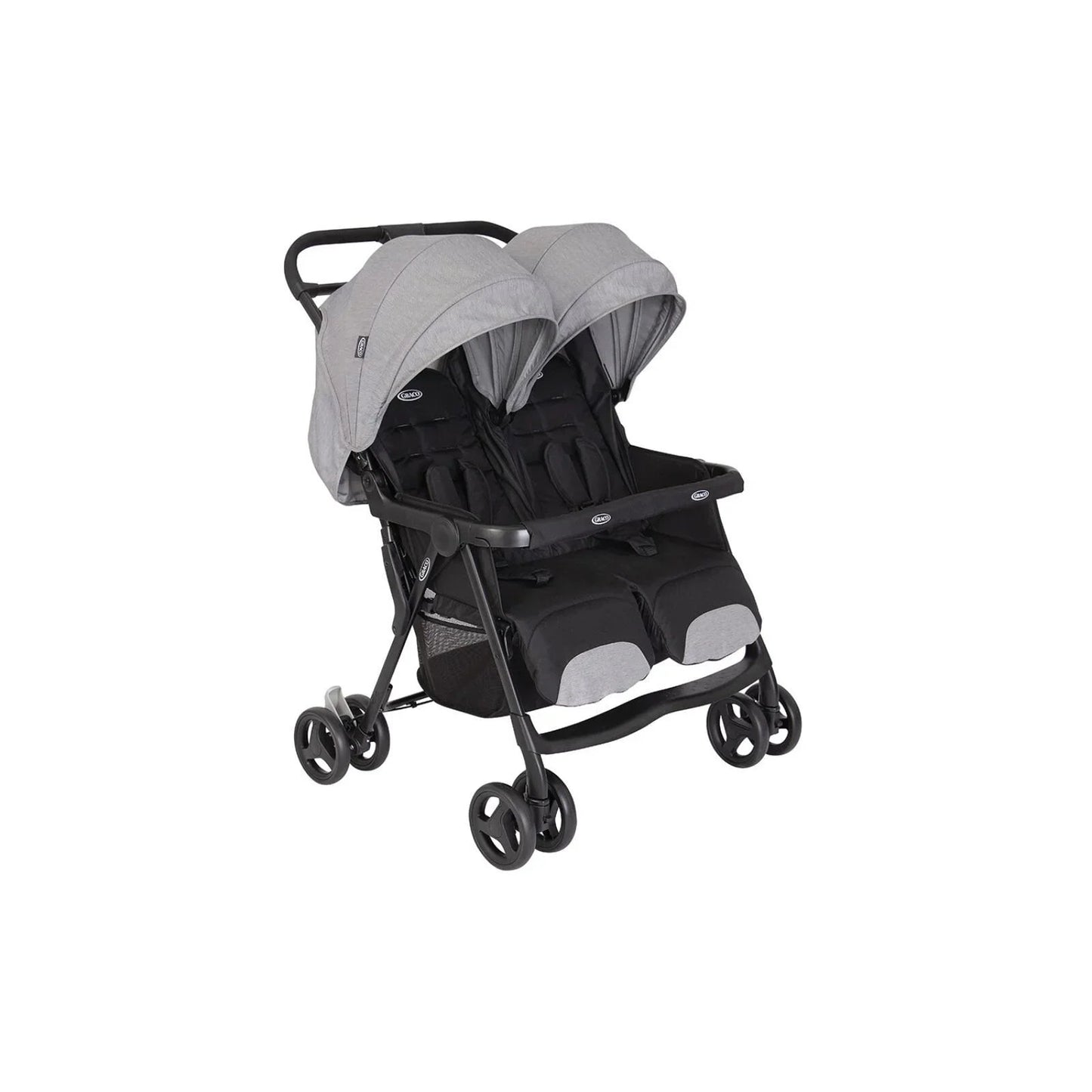 Graco DuoRider Double Pushchair - Steeple Grey - mezetto ebebek ebebek