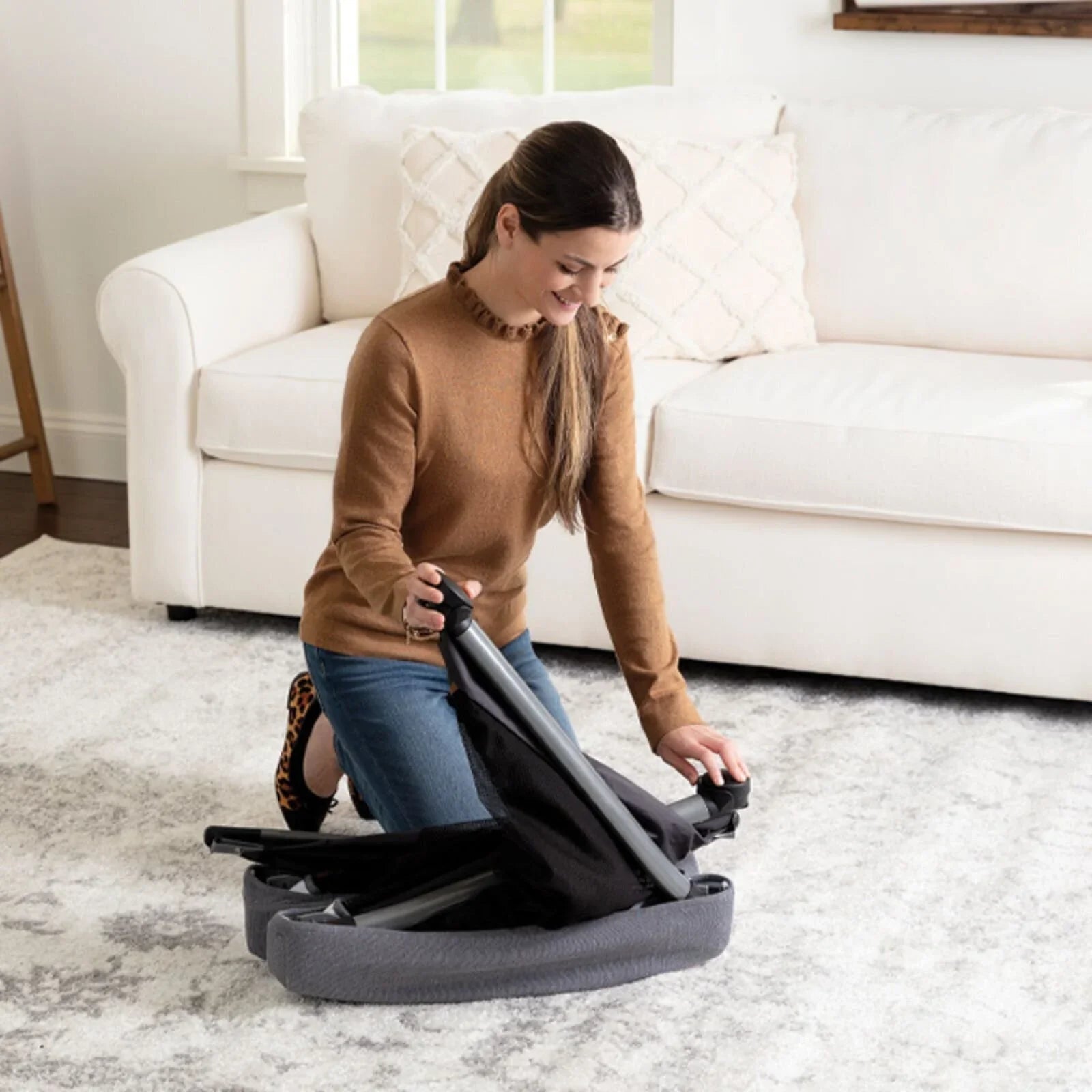 Graco FoldLite LX with Bassinet Travel Cot - Midnight - mezetto ebebek ebebek