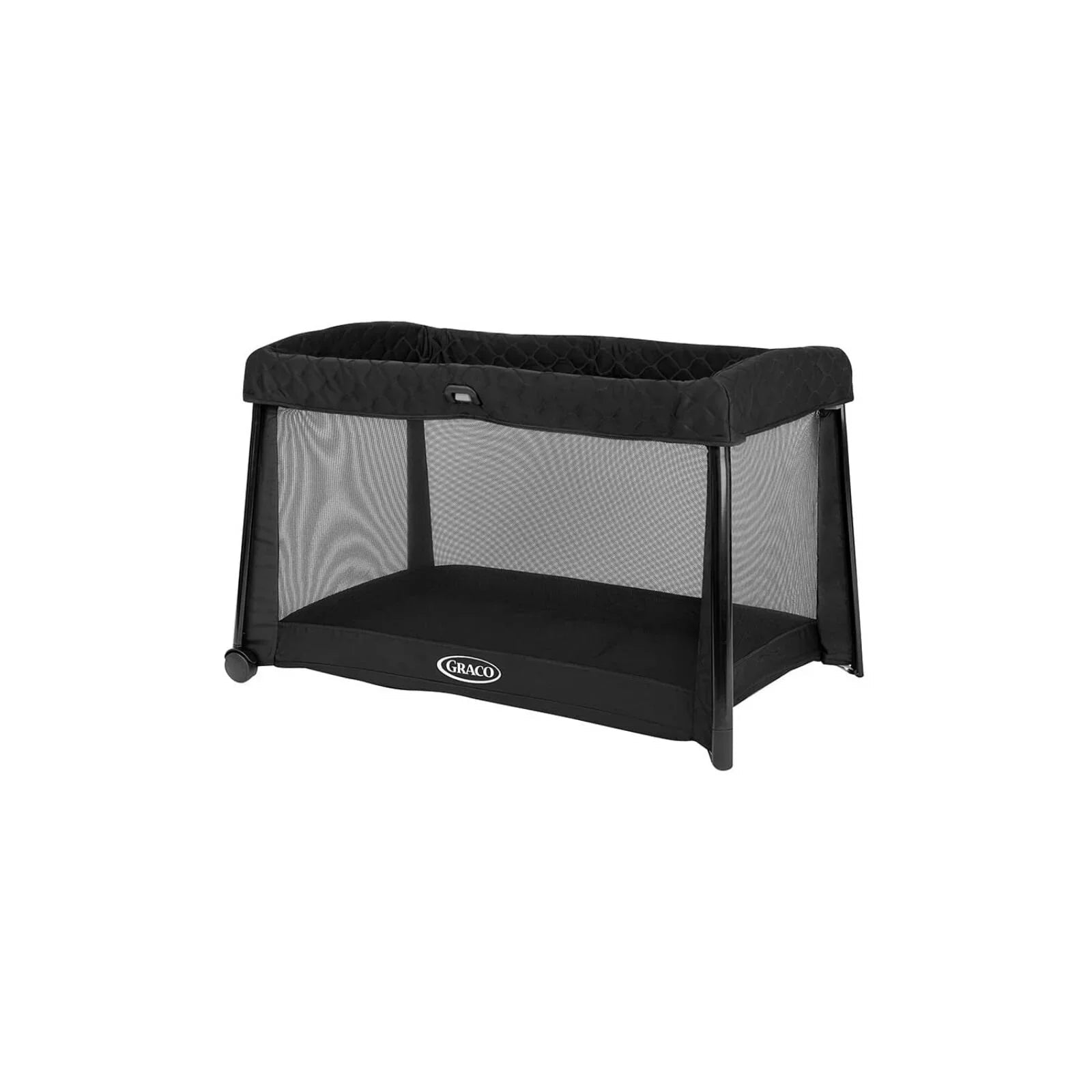 Graco FoldLite LX with Bassinet Travel Cot - Midnight - mezetto ebebek ebebek