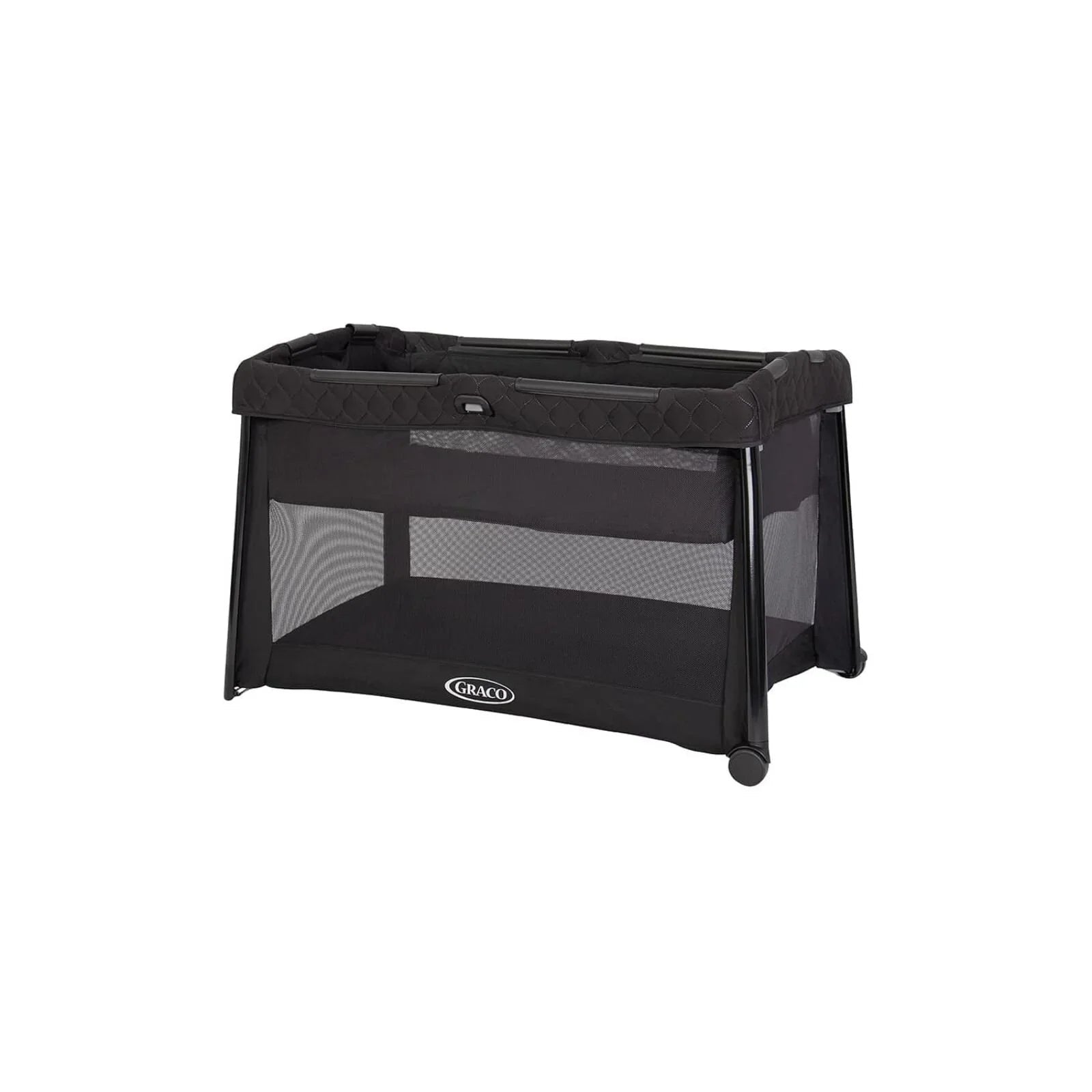 Graco FoldLite LX with Bassinet Travel Cot - Midnight - mezetto ebebek ebebek