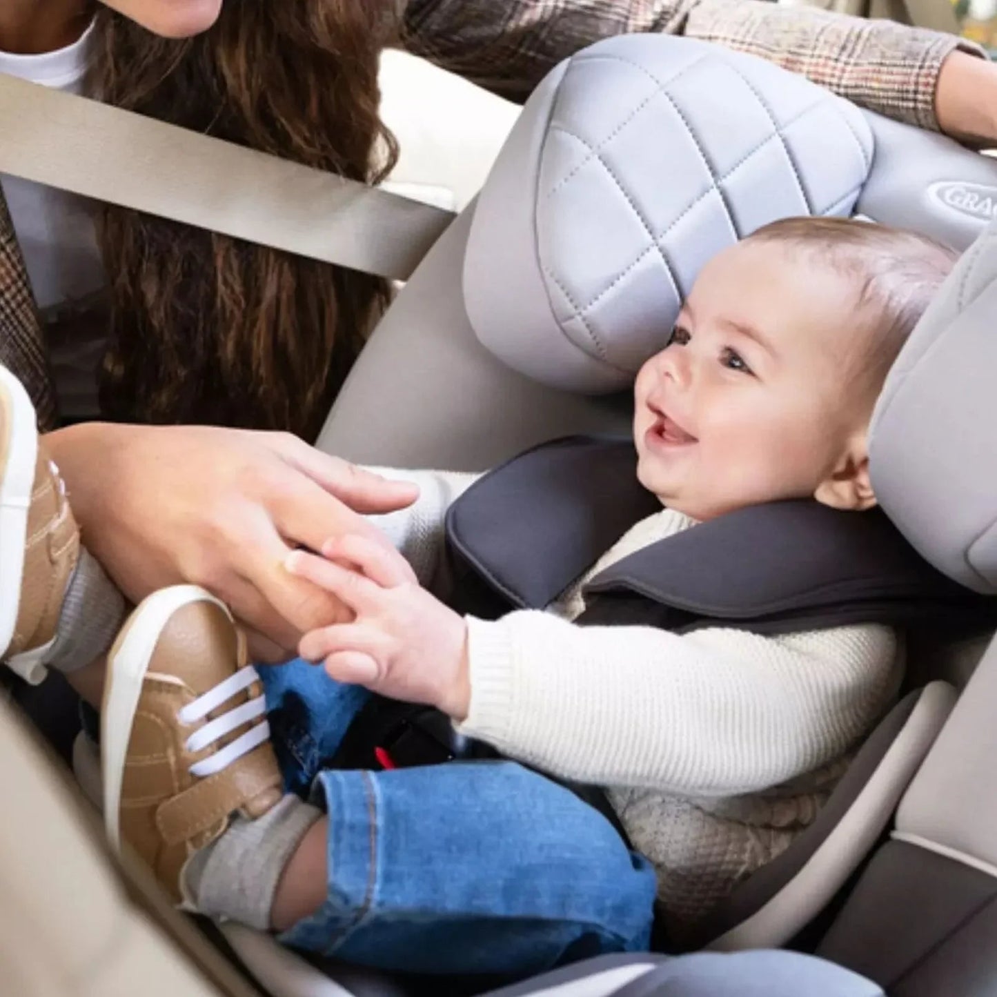Graco SlimFit R129 i - Size Car Seat - Iron - mezetto ebebek ebebek