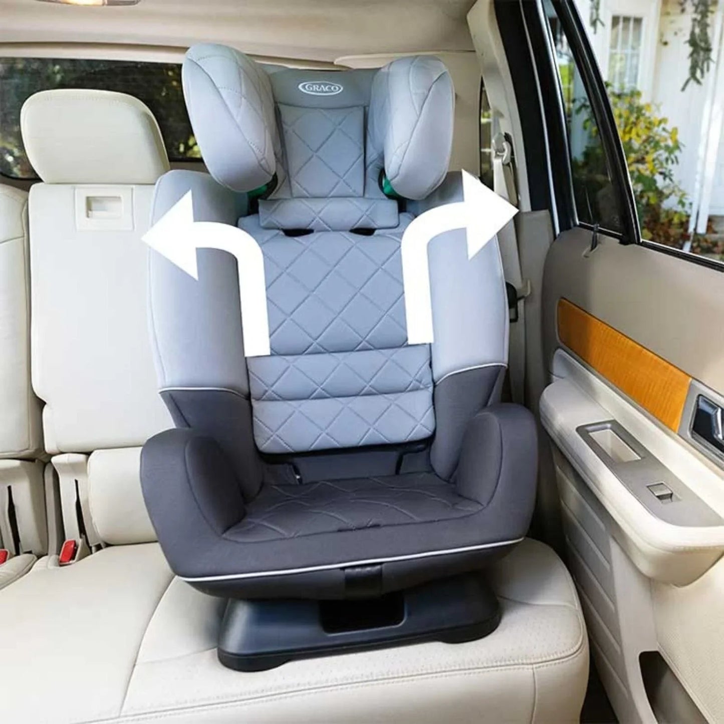 Graco SlimFit R129 i - Size Car Seat - Iron - mezetto ebebek ebebek