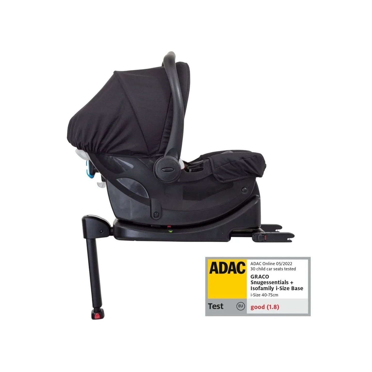 Graco SnugEssentials i - Size R129 Infant Car Seat - Midnight Black - mezetto ebebek ebebek