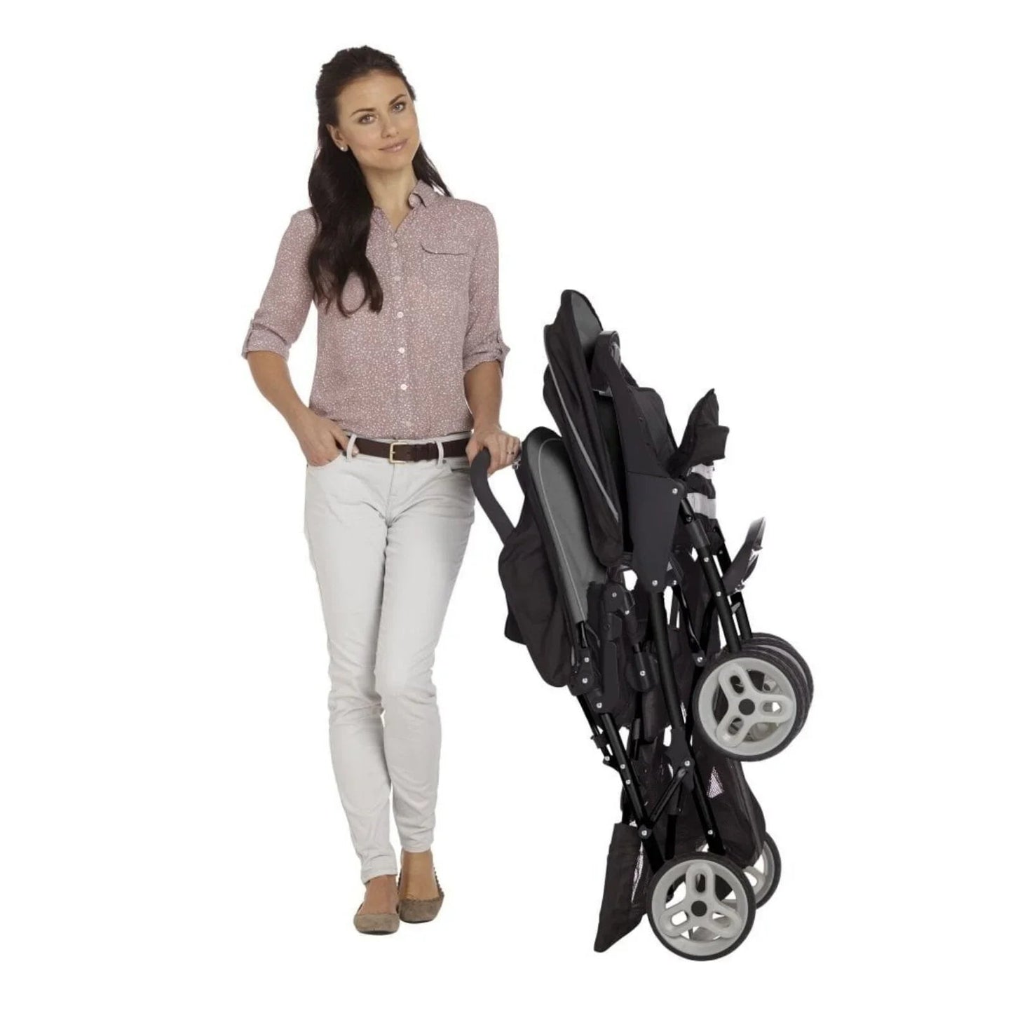 Graco Stadium Duo Tandem Stroller - Black/Grey - mezetto ebebek ebebek