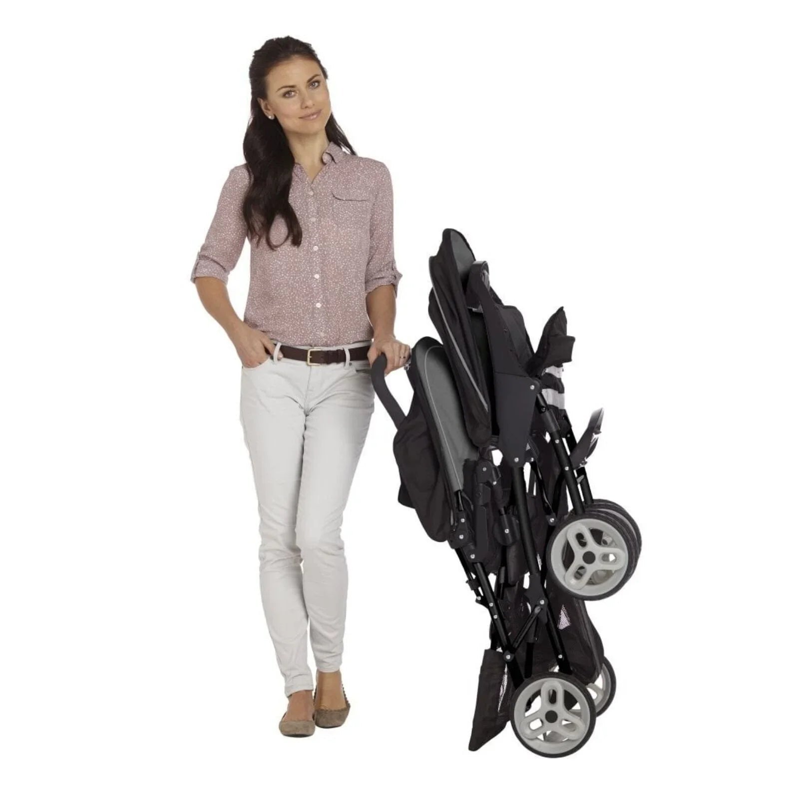 Graco Stadium Duo Tandem Stroller - Black/Grey - mezetto ebebek ebebek