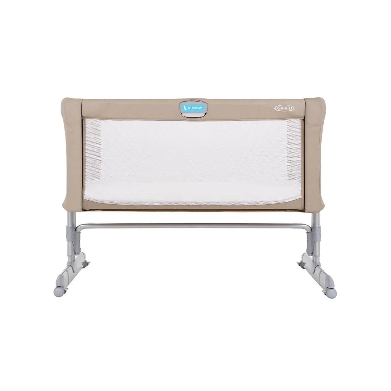 Graco Sweet2Sleep Bedside Crib - Oatmeal - mezetto ebebek ebebek