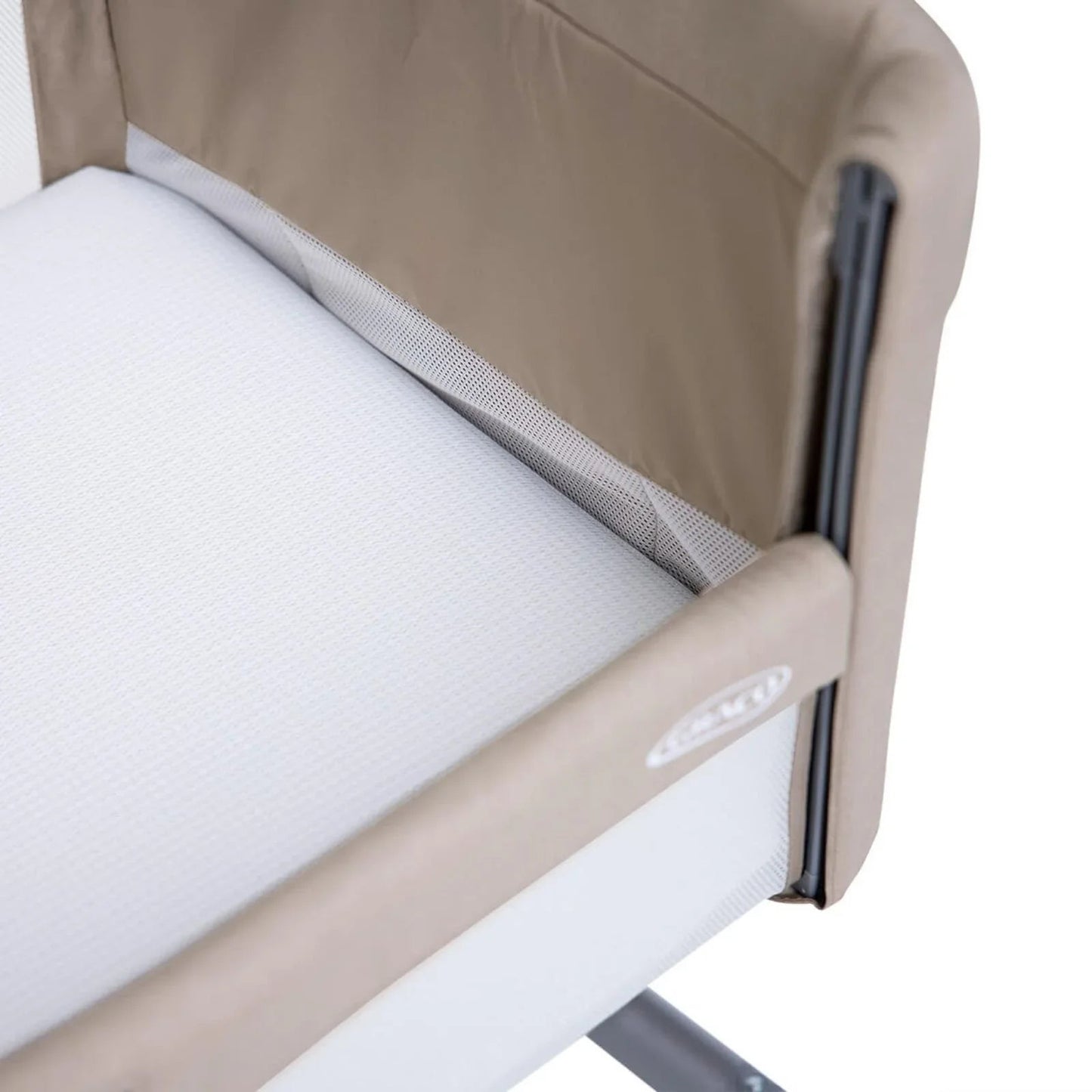 Graco Sweet2Sleep Bedside Crib - Oatmeal - mezetto ebebek ebebek