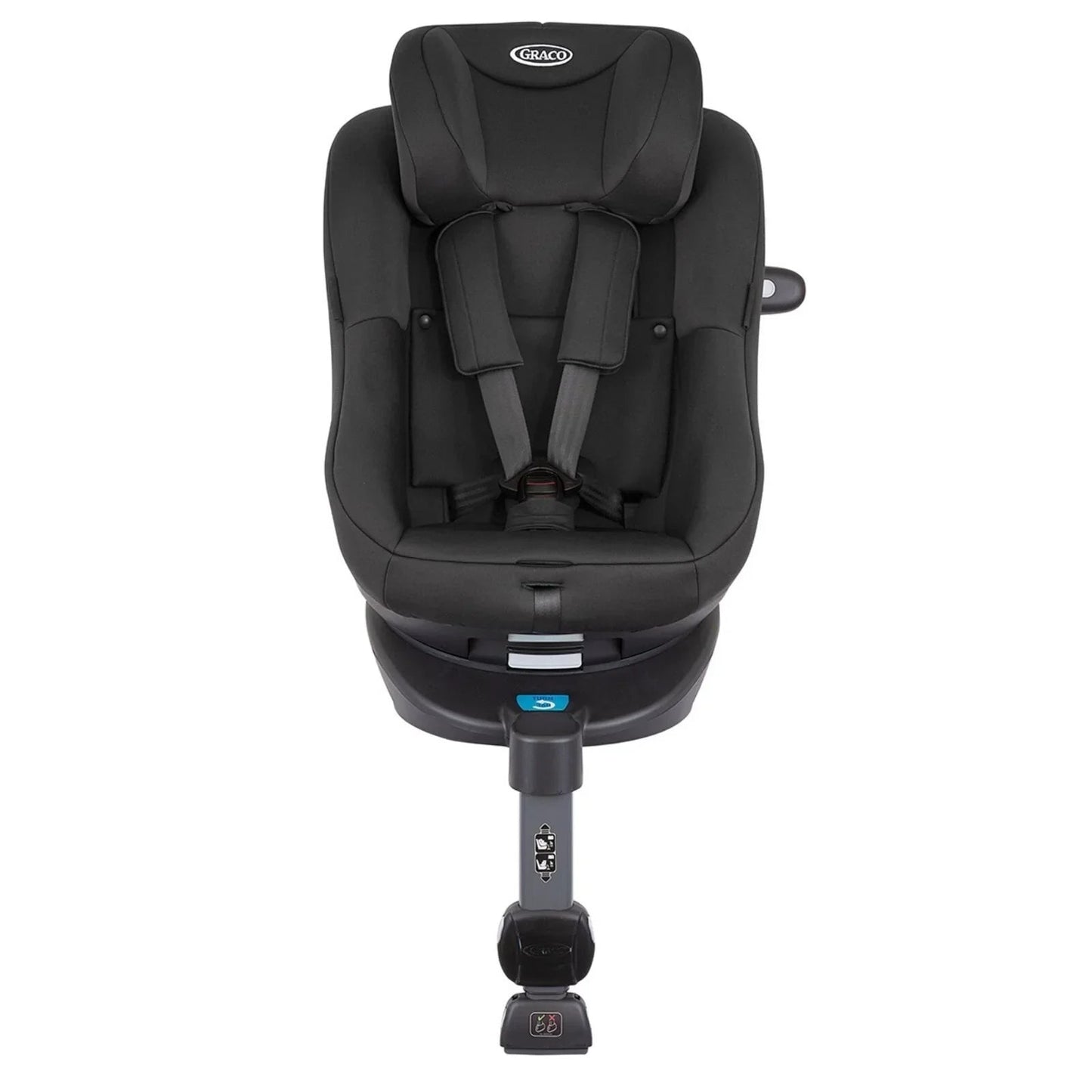 Graco Turn2Me i - Size R129 360° Rotating ISOFIX Car Seat - Midnight - mezetto ebebek ebebek