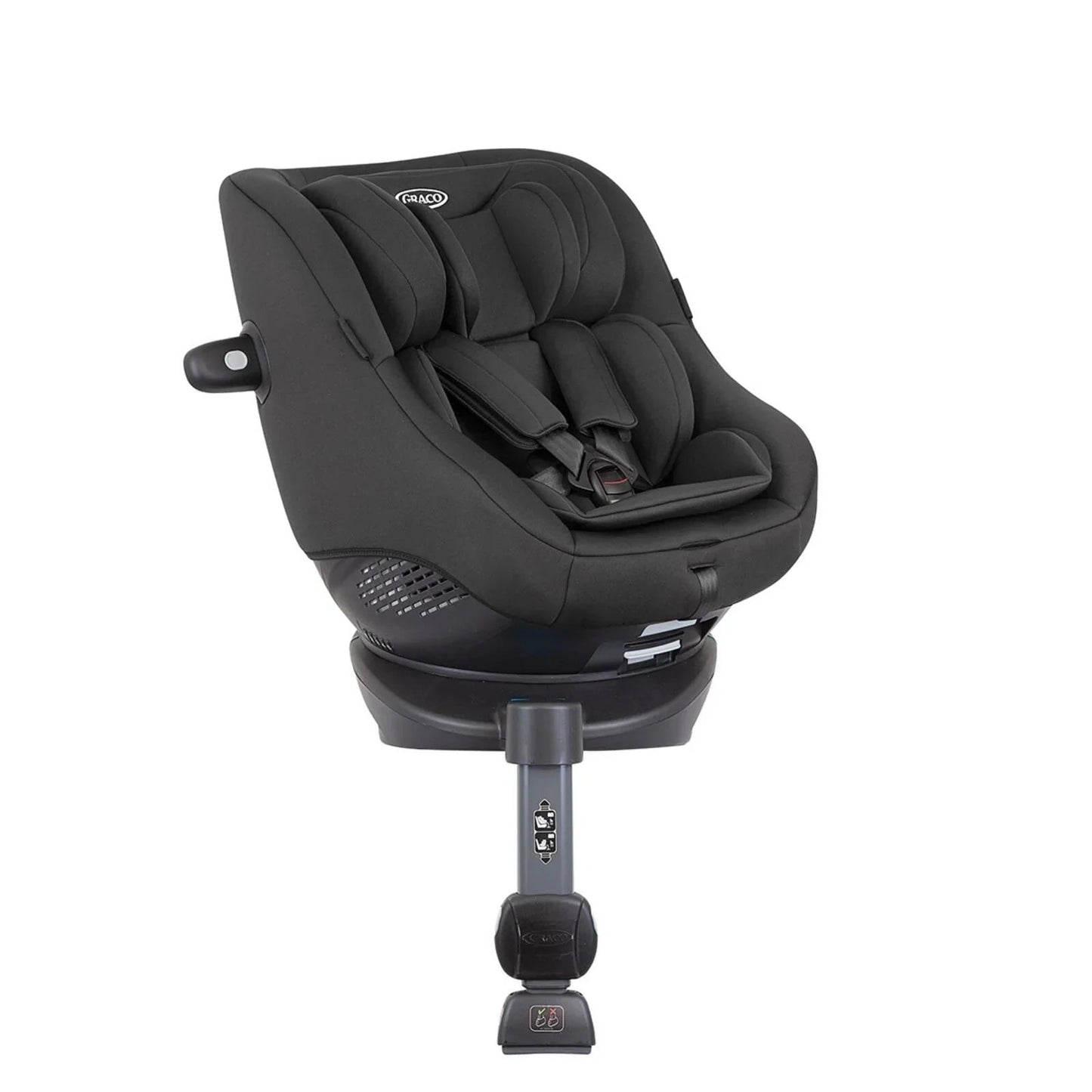 Graco Turn2Me i - Size R129 360° Rotating ISOFIX Car Seat - Midnight - mezetto ebebek ebebek