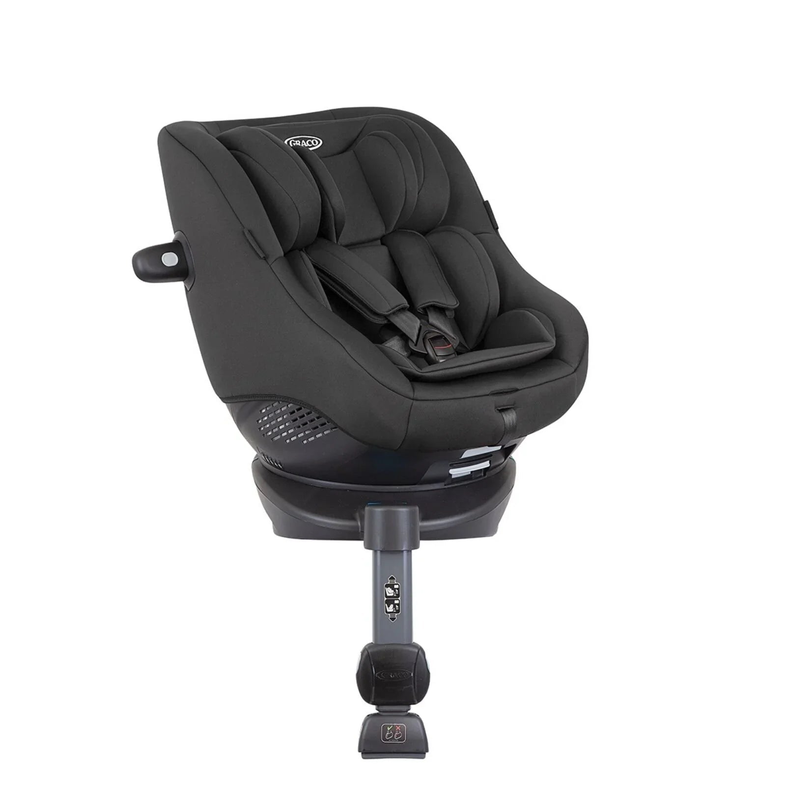 Graco Turn2Me i - Size R129 360° Rotating ISOFIX Car Seat - Midnight - mezetto ebebek ebebek