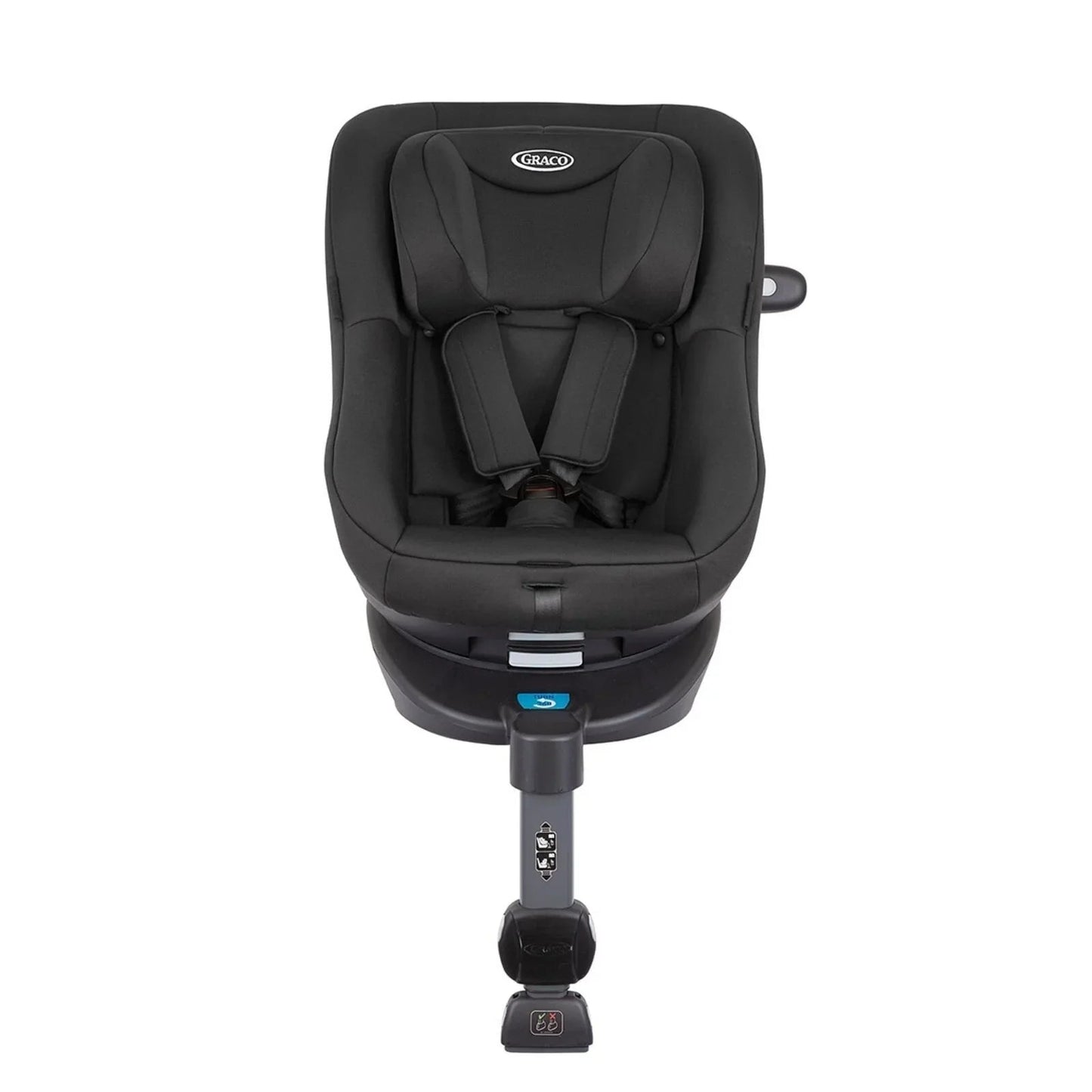 Graco Turn2Me i - Size R129 360° Rotating ISOFIX Car Seat - Midnight - mezetto ebebek ebebek
