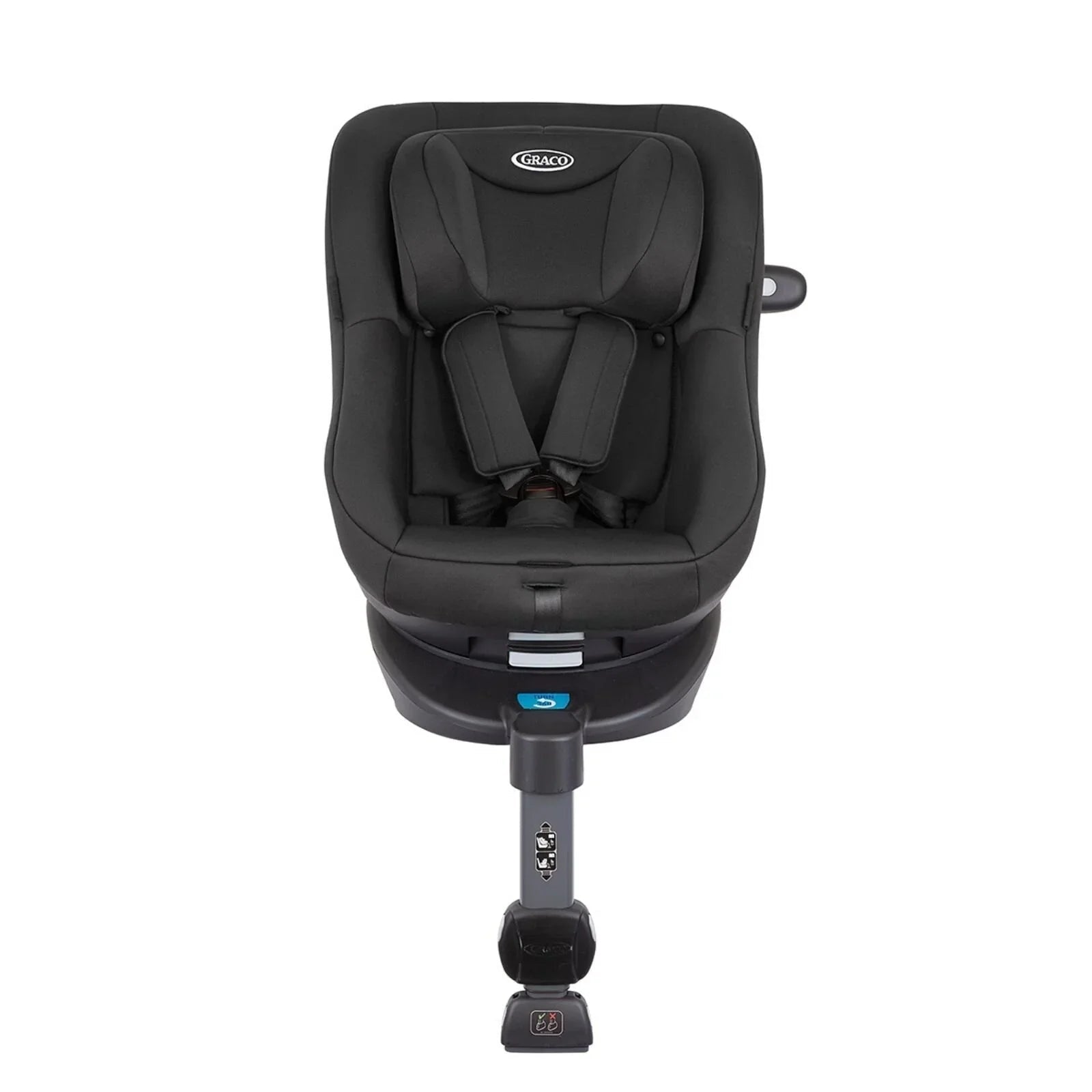Graco Turn2Me i - Size R129 360° Rotating ISOFIX Car Seat - Midnight - mezetto ebebek ebebek