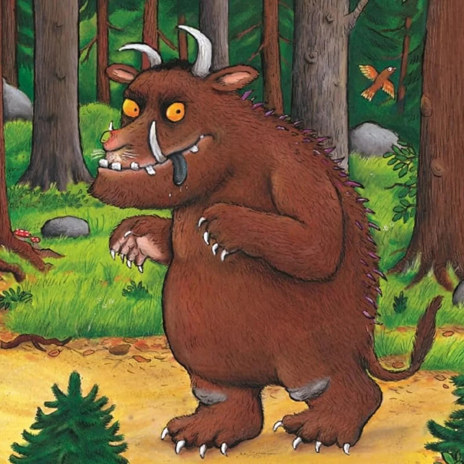 Gruffalo Paperback Book - mezetto ebebek ebebek