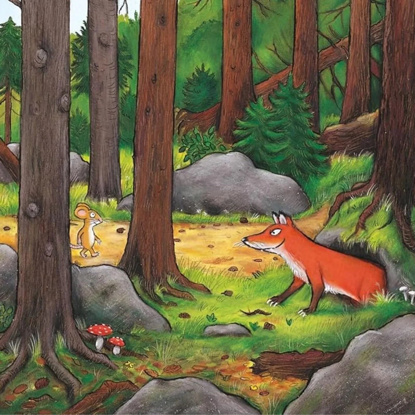 Gruffalo Paperback Book - mezetto ebebek ebebek