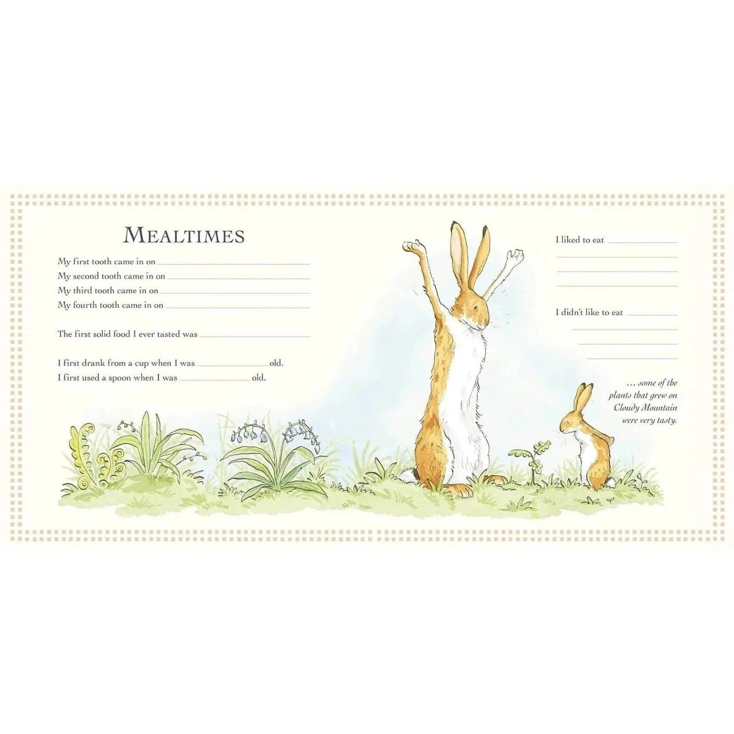 Guess How Much I Love You Record Book - mezetto ebebek ebebek