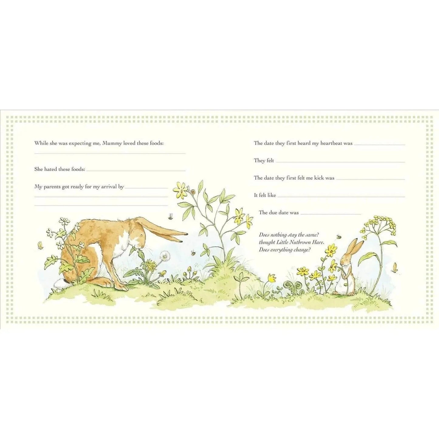 Guess How Much I Love You Record Book - mezetto ebebek ebebek