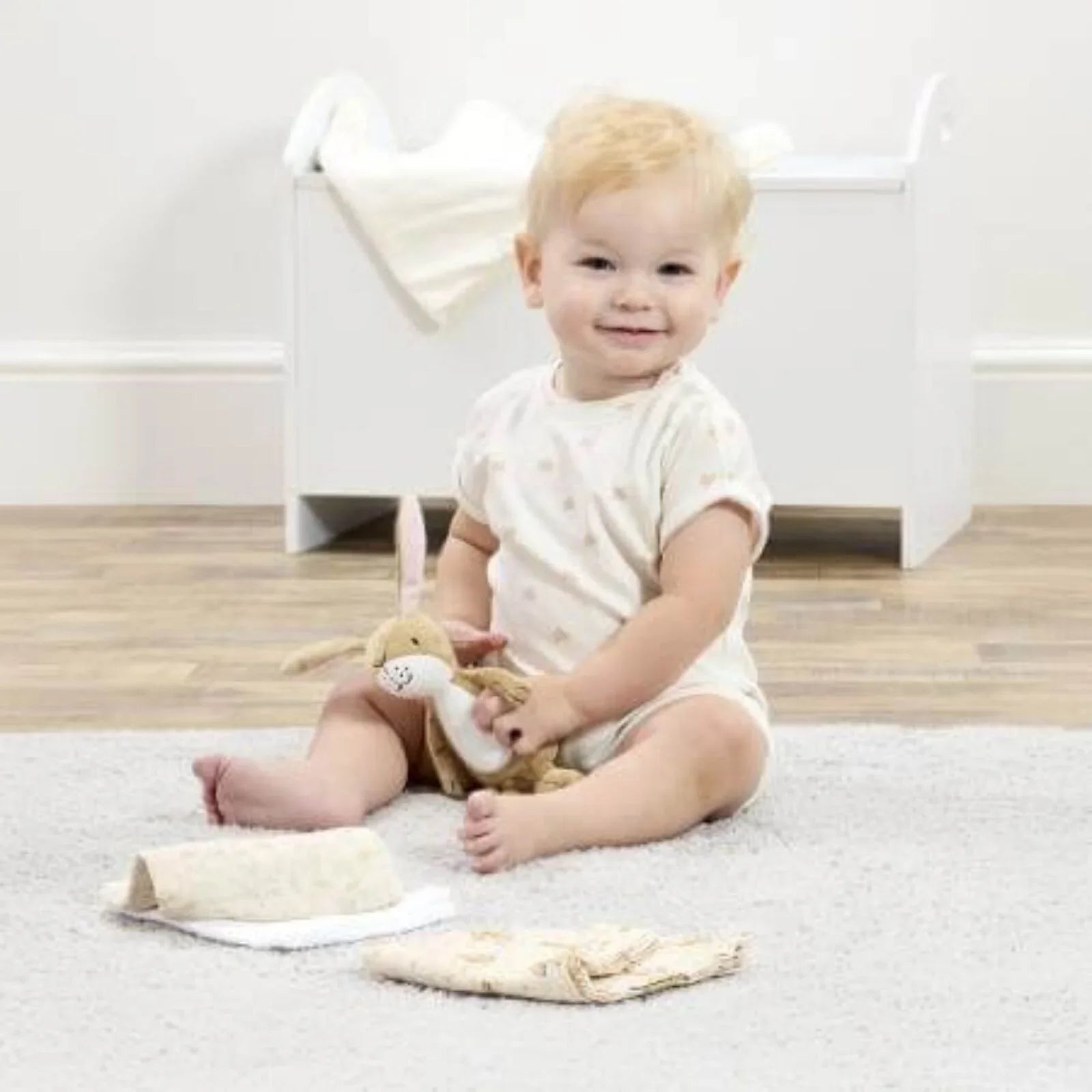 Guess How Much I Love You Soft Toy and Muslin Gift Set - mezetto ebebek ebebek