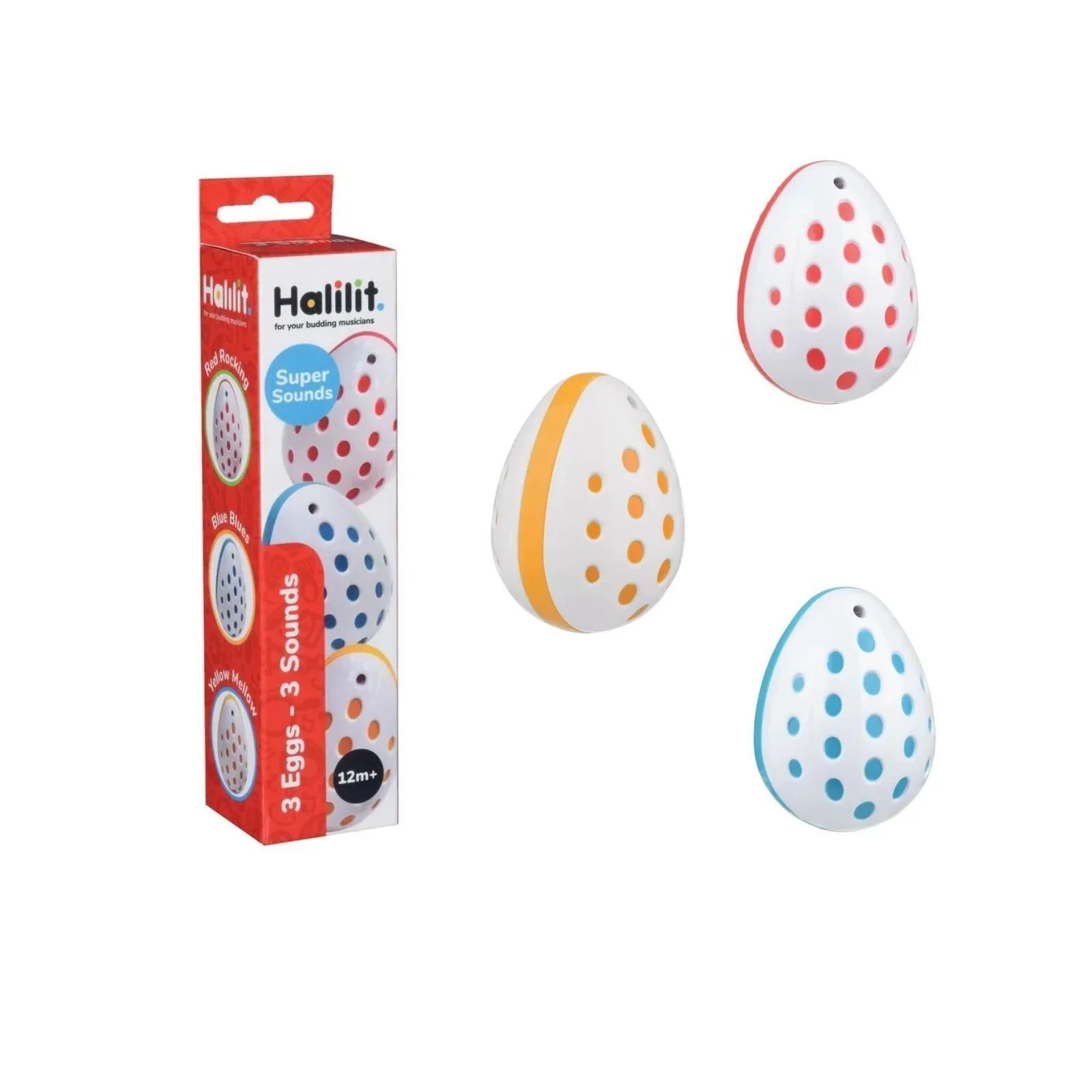Halilit Egg Shakers 3 pcs - mezetto ebebek ebebek