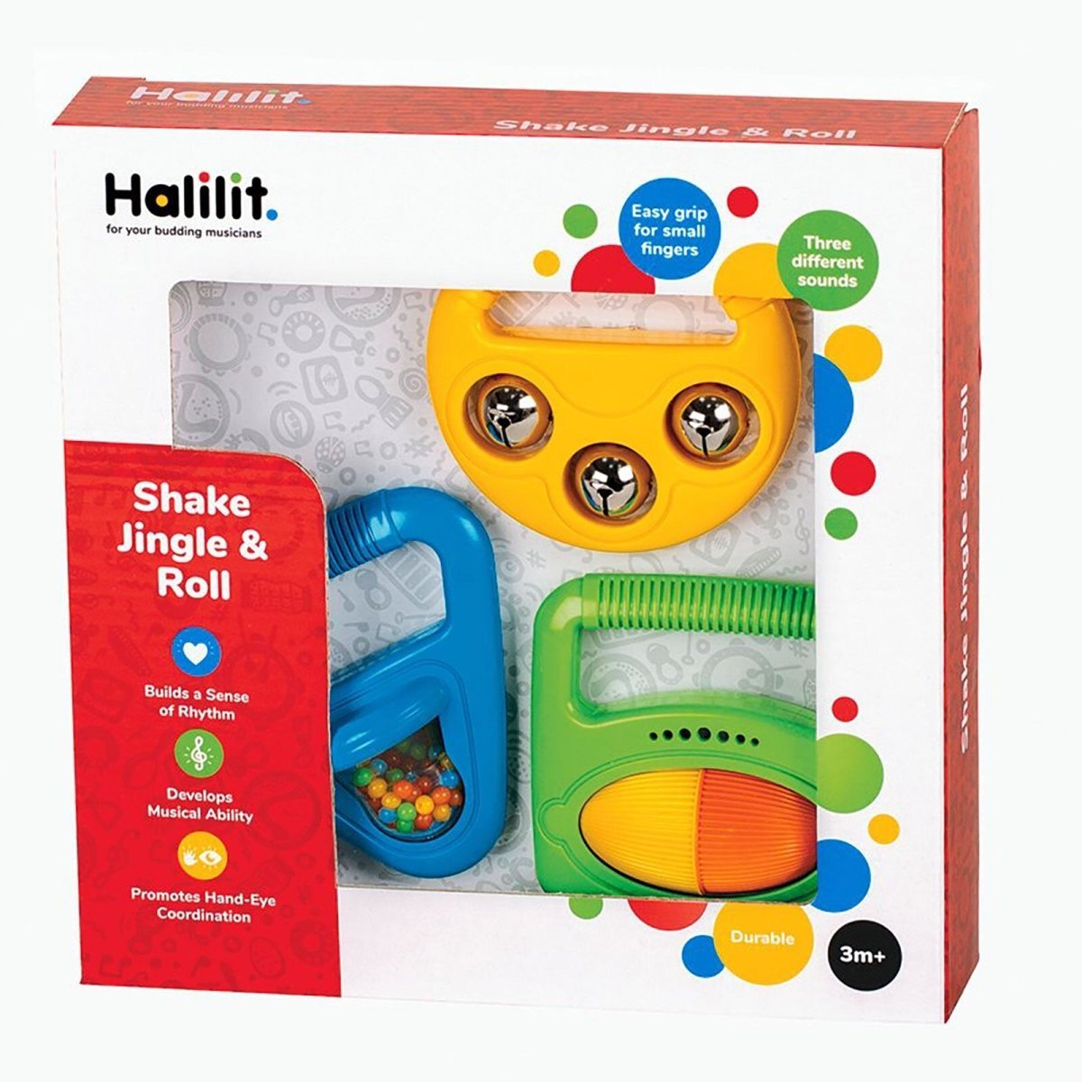 Halilit Shake, Jingle & Roll Gift Set - mezetto ebebek ebebek