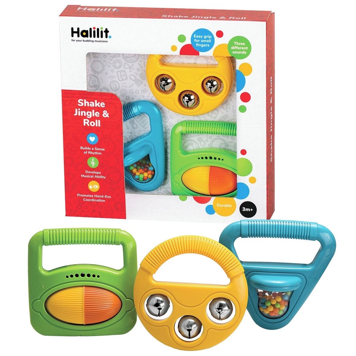 Halilit Shake, Jingle & Roll Gift Set - mezetto ebebek ebebek