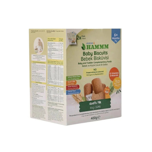 Hammm Baby Biscuits with Goat Milk 400g - mezetto ebebek ebebek