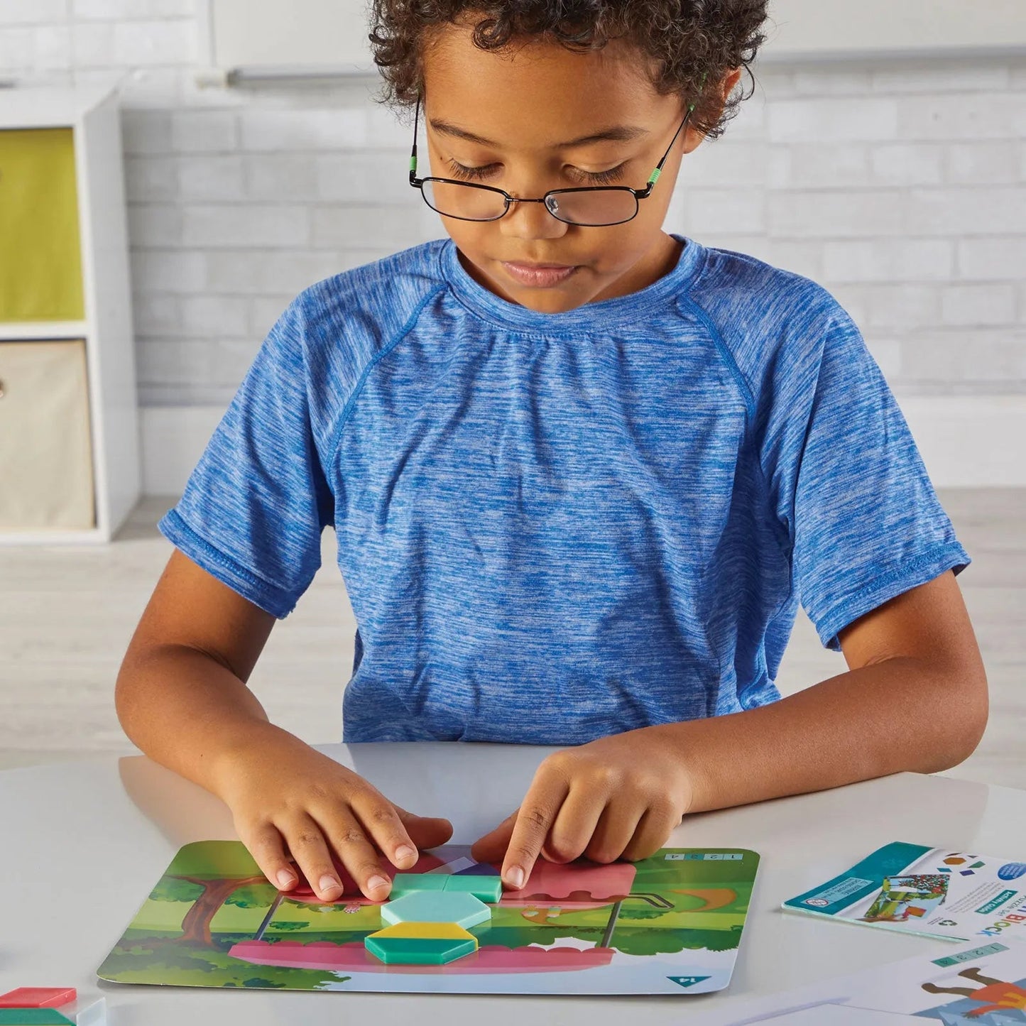 hand2Mind Seasons & Weather Pattern Block Puzzle Set - mezetto ebebek ebebek