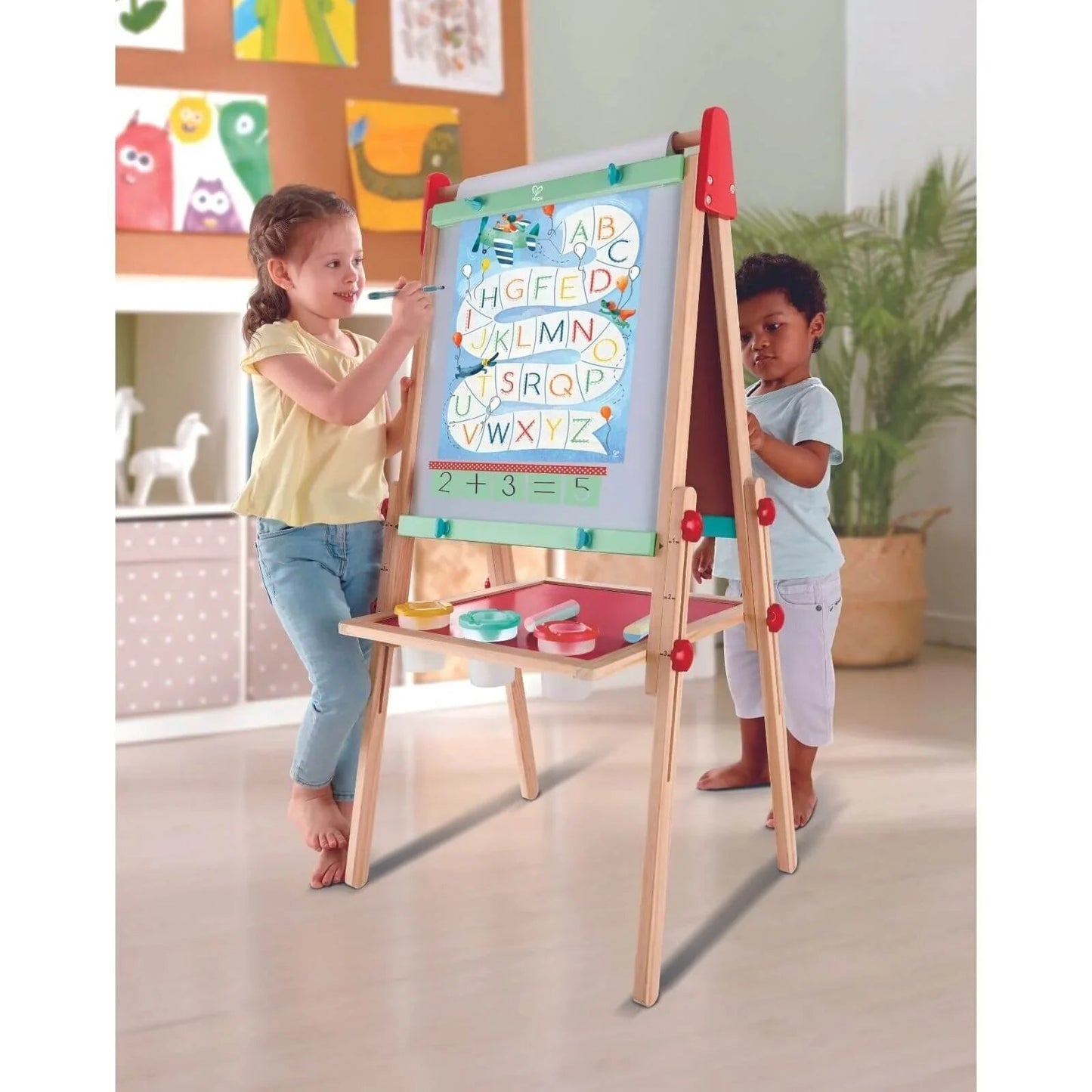 Hape All - in - 1 Easel - mezetto ebebek ebebek