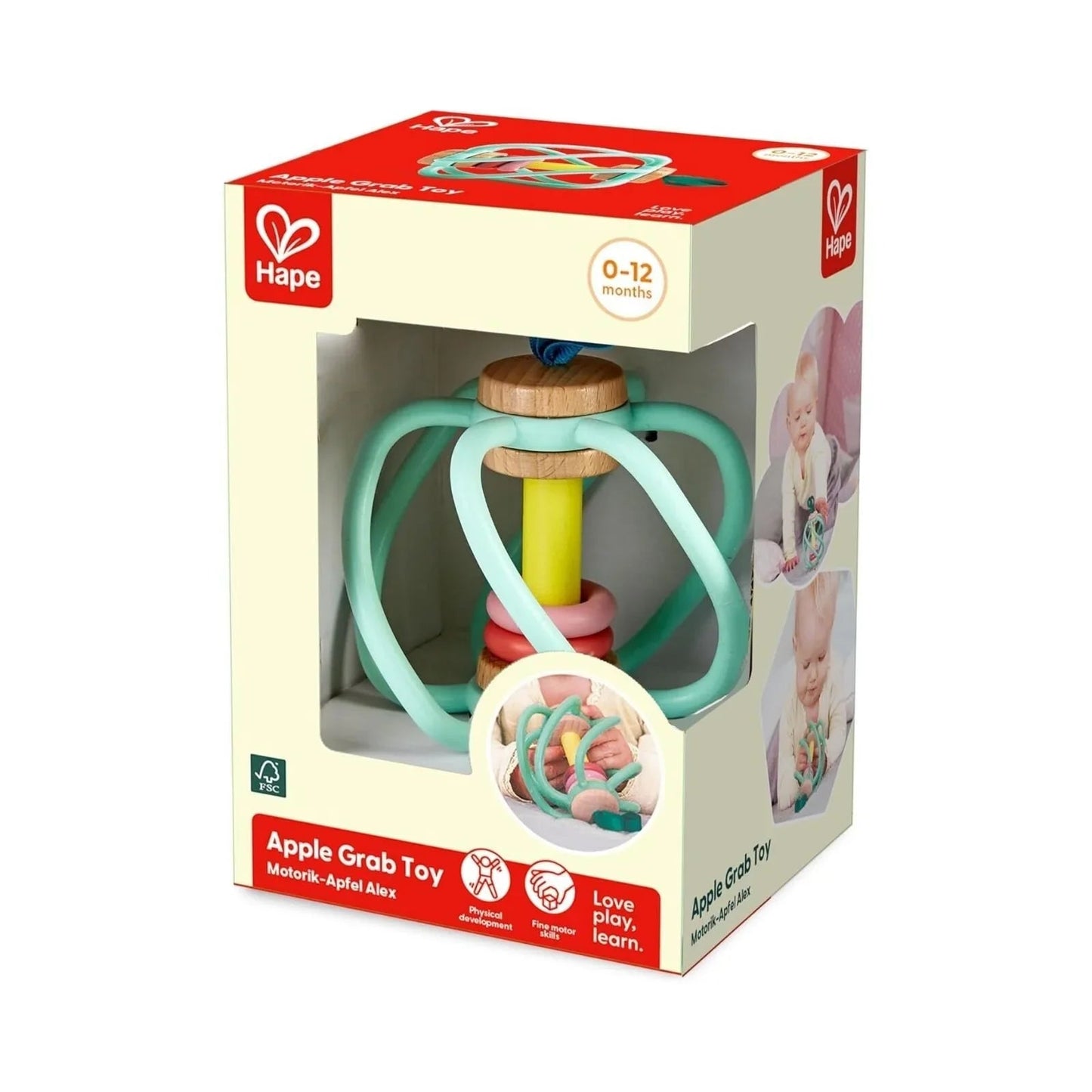 Hape Apple Grab Toy - mezetto ebebek ebebek