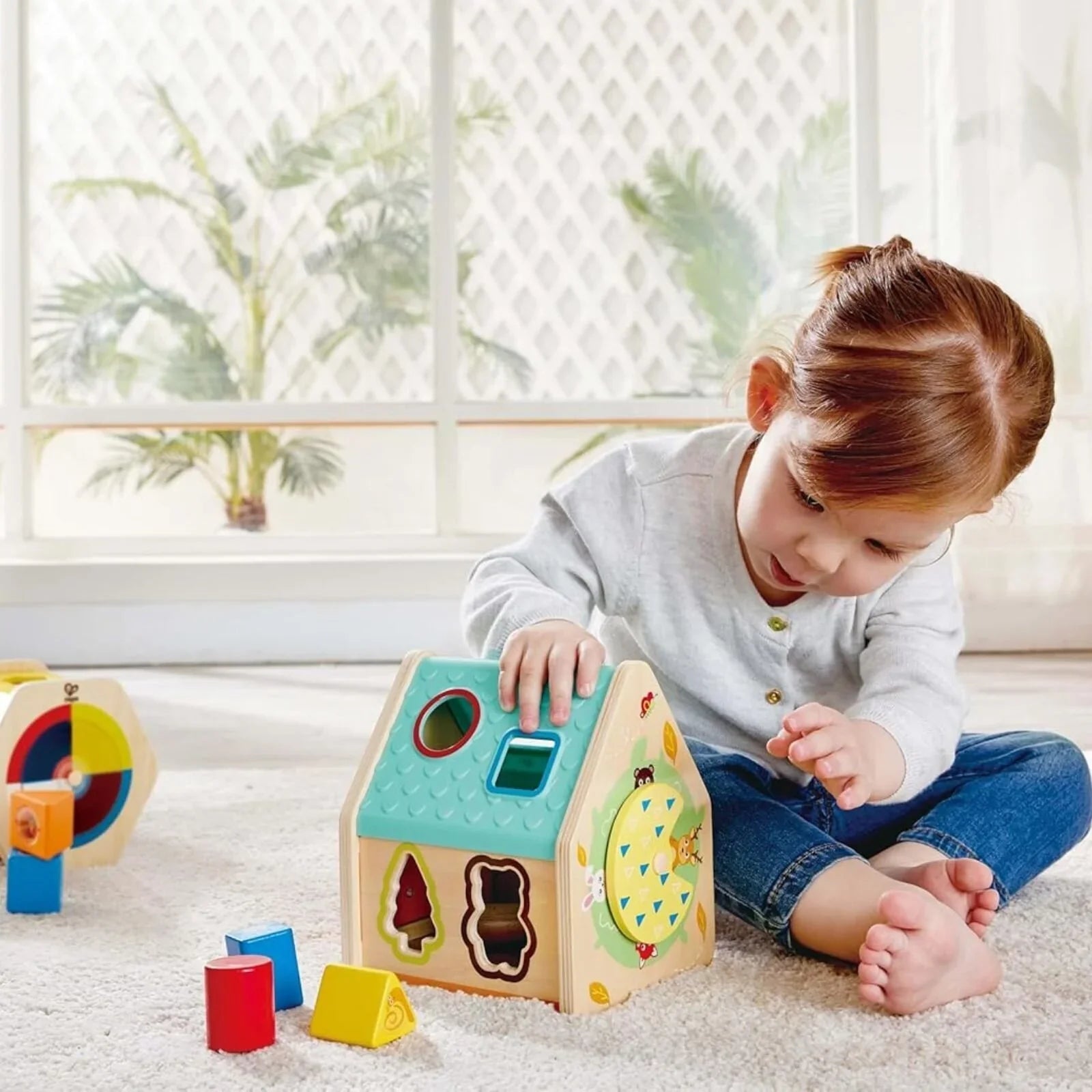 Hape Critter House Shape Sorter - mezetto ebebek ebebek