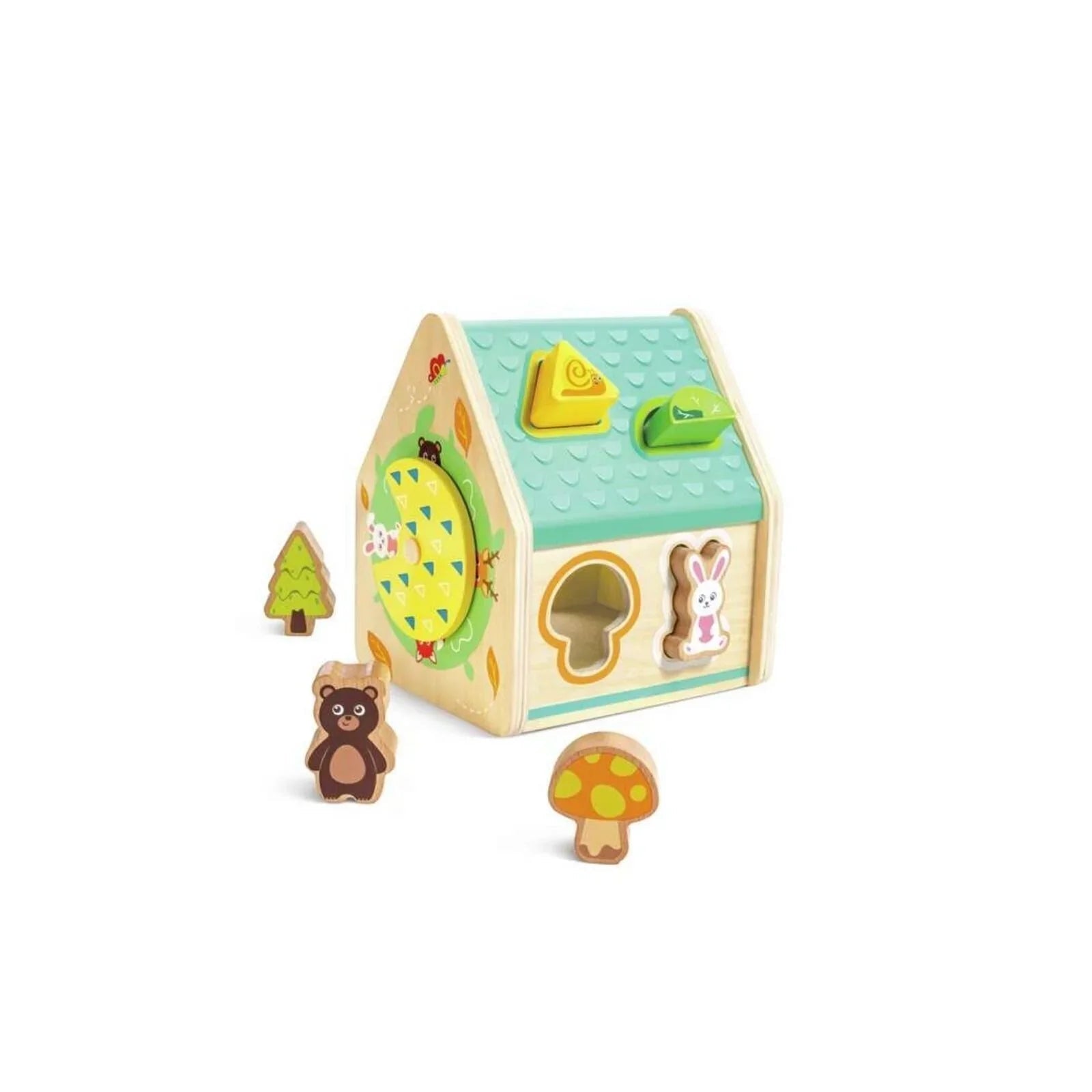 Hape Critter House Shape Sorter - mezetto ebebek ebebek
