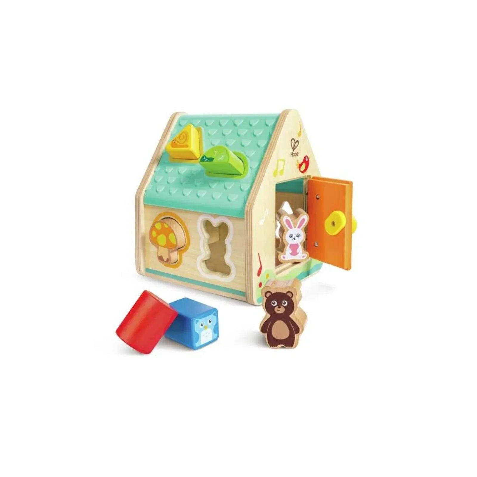 Hape Critter House Shape Sorter - mezetto ebebek ebebek