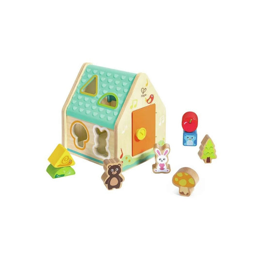Hape Critter House Shape Sorter - mezetto ebebek ebebek