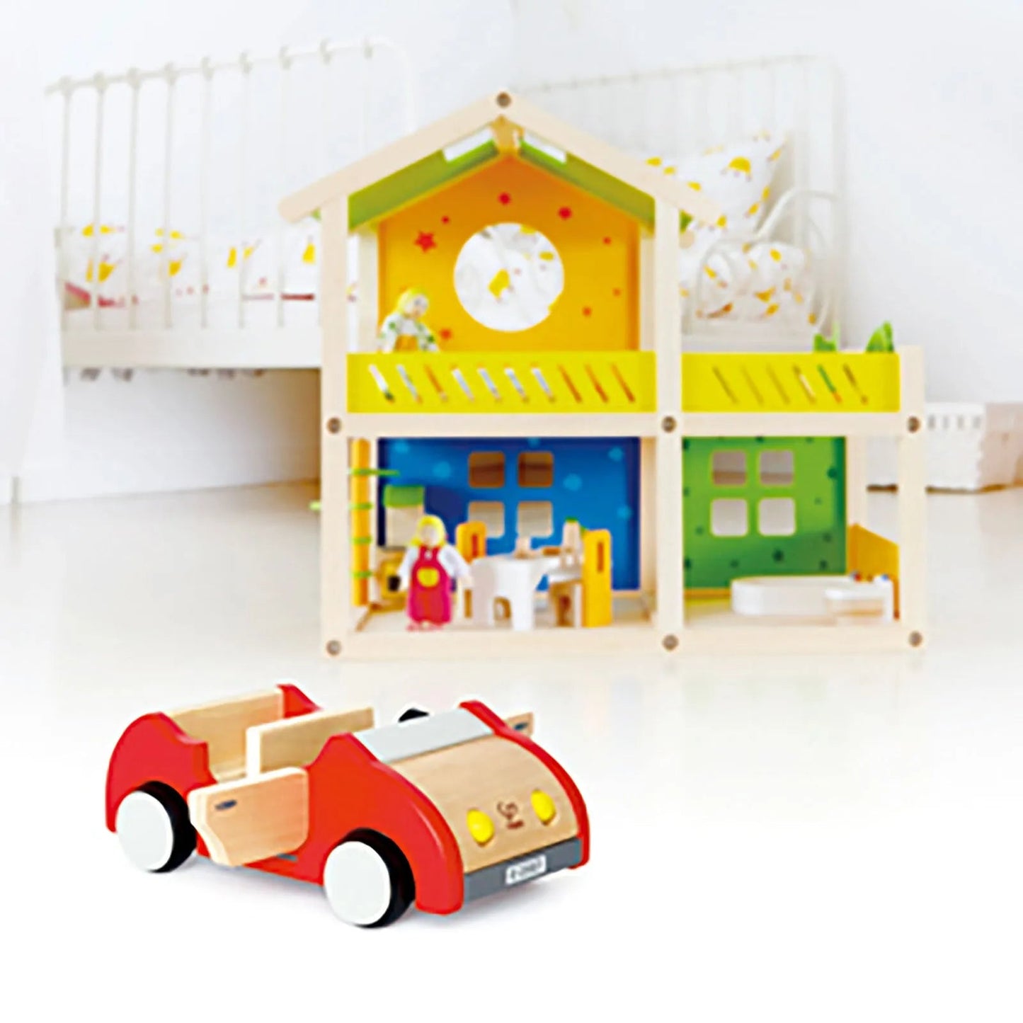 Hape Family Car - mezetto ebebek ebebek