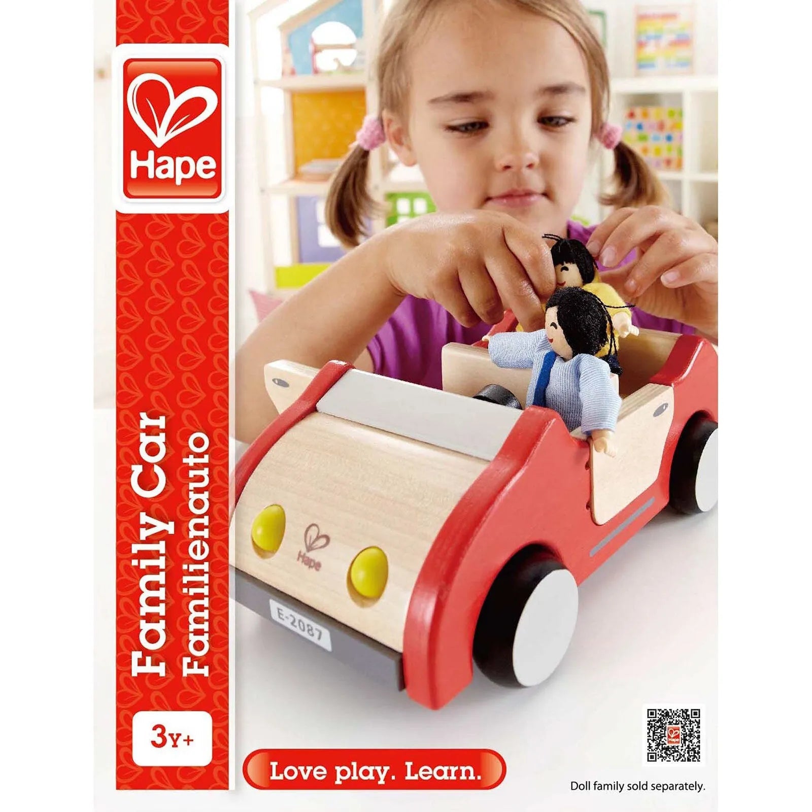 Hape Family Car - mezetto ebebek ebebek