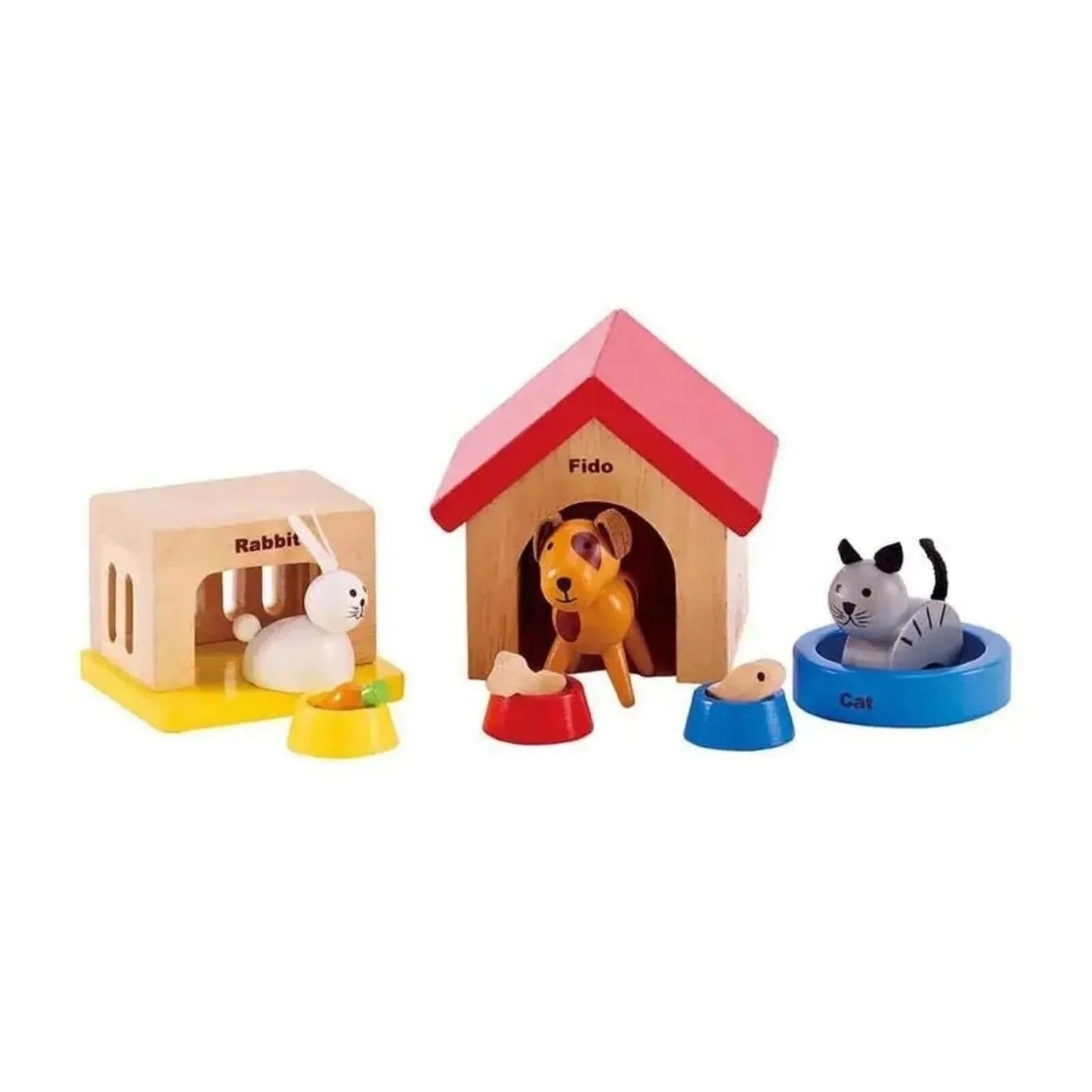 Hape Family Pets - mezetto ebebek ebebek