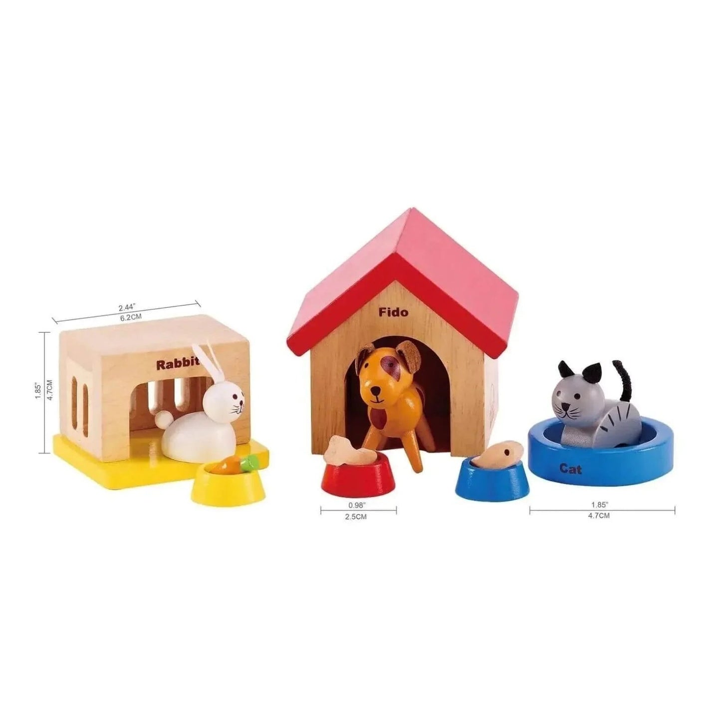 Hape Family Pets - mezetto ebebek ebebek