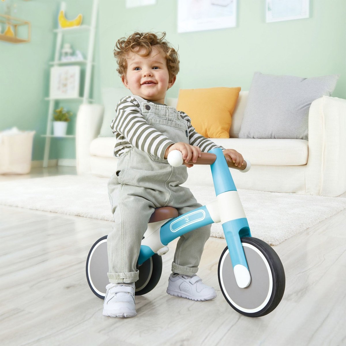Hape First Ride Toddler Balance Bike, Blue - mezetto ebebek ebebek
