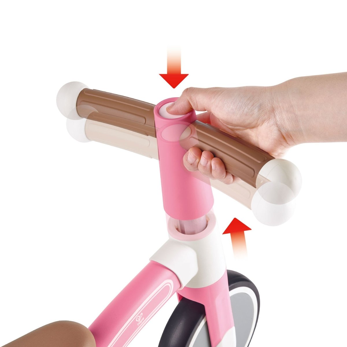 Hape First Ride Toddler Balance Bike, Pink - mezetto ebebek ebebek