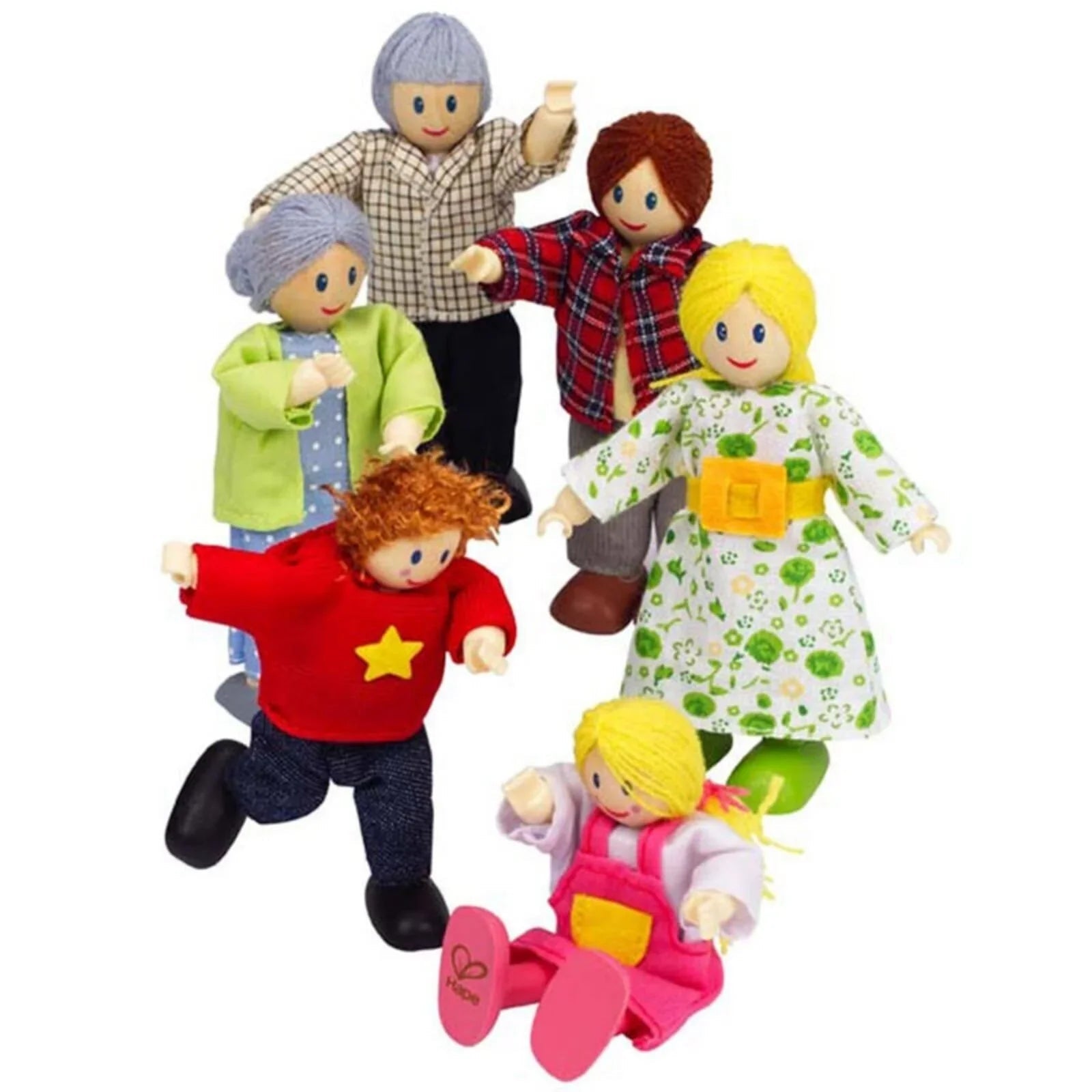 Hape Happy Family - Caucasian - mezetto ebebek ebebek