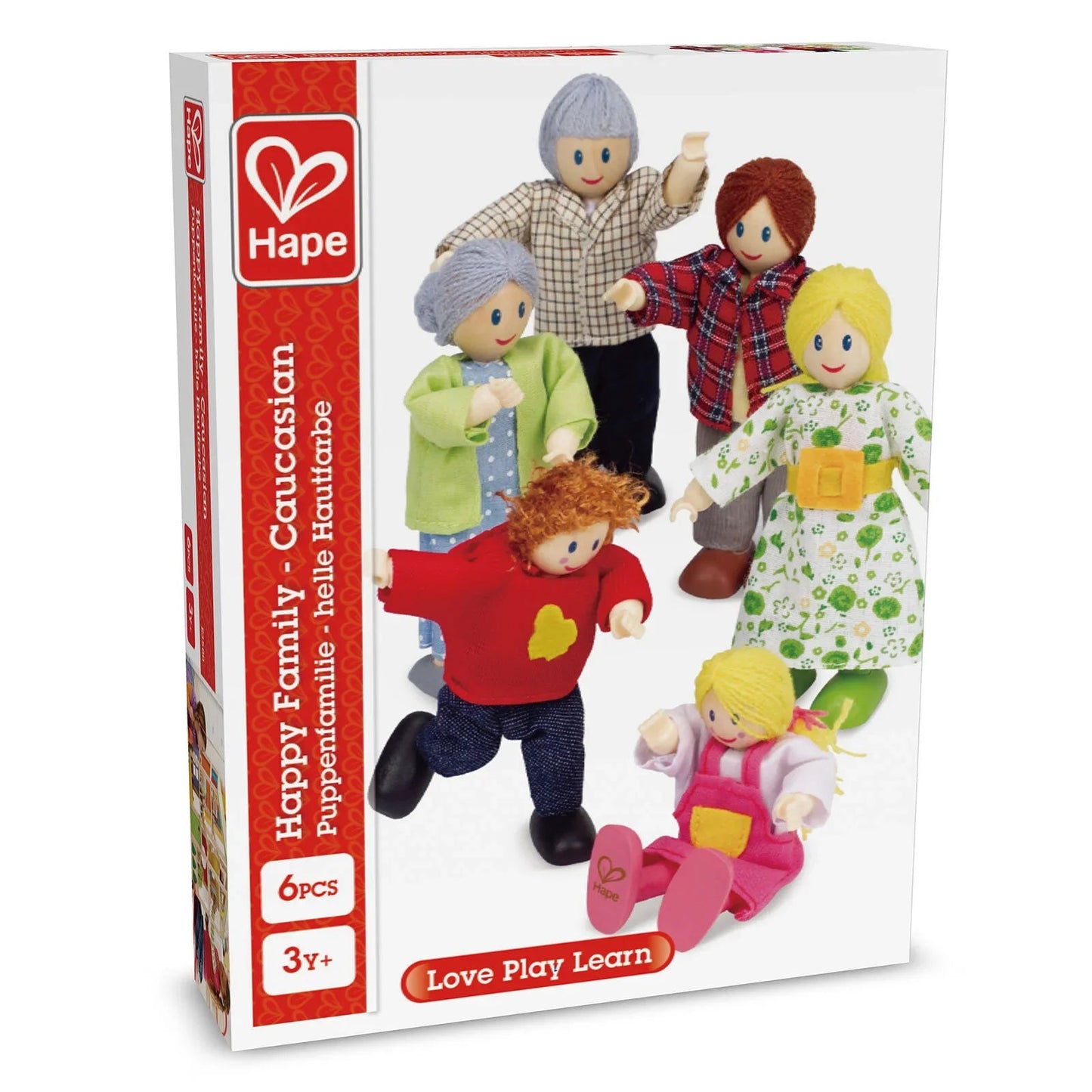 Hape Happy Family - Caucasian - mezetto ebebek ebebek