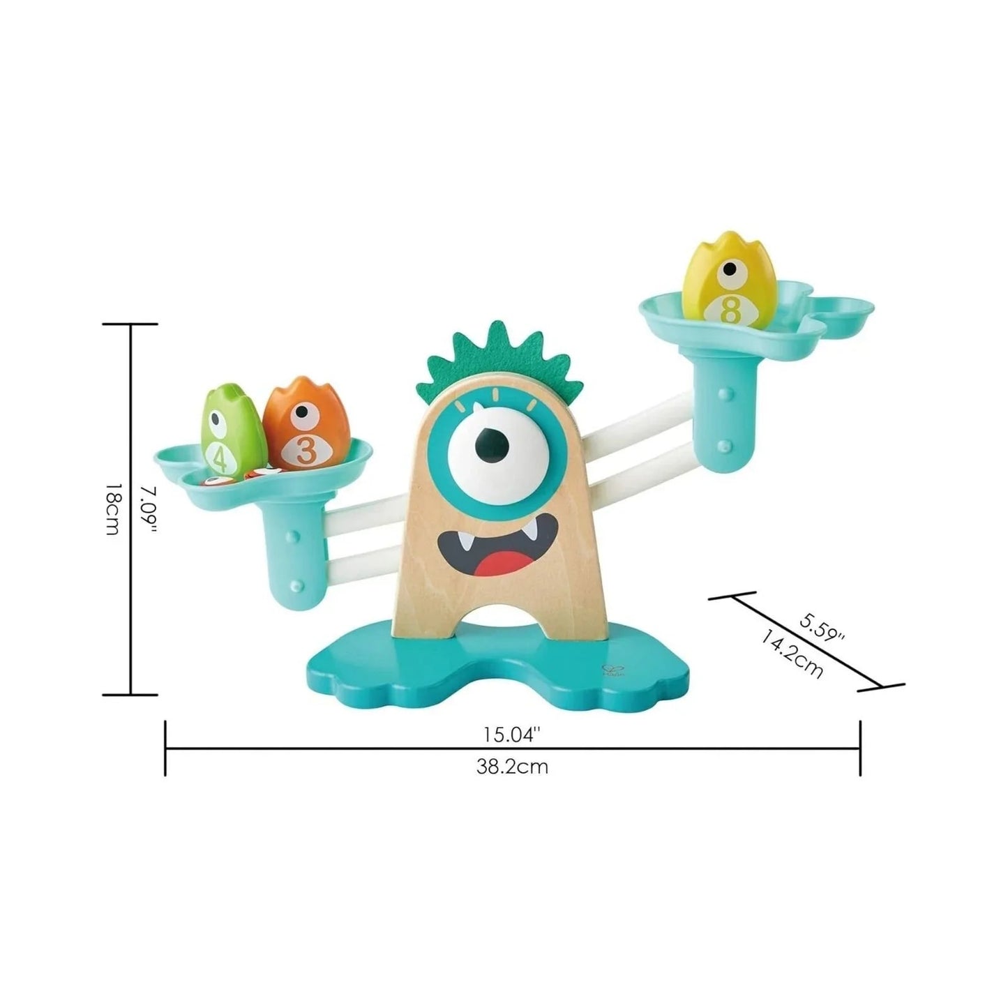 Hape Monster Math Scale - mezetto ebebek ebebek